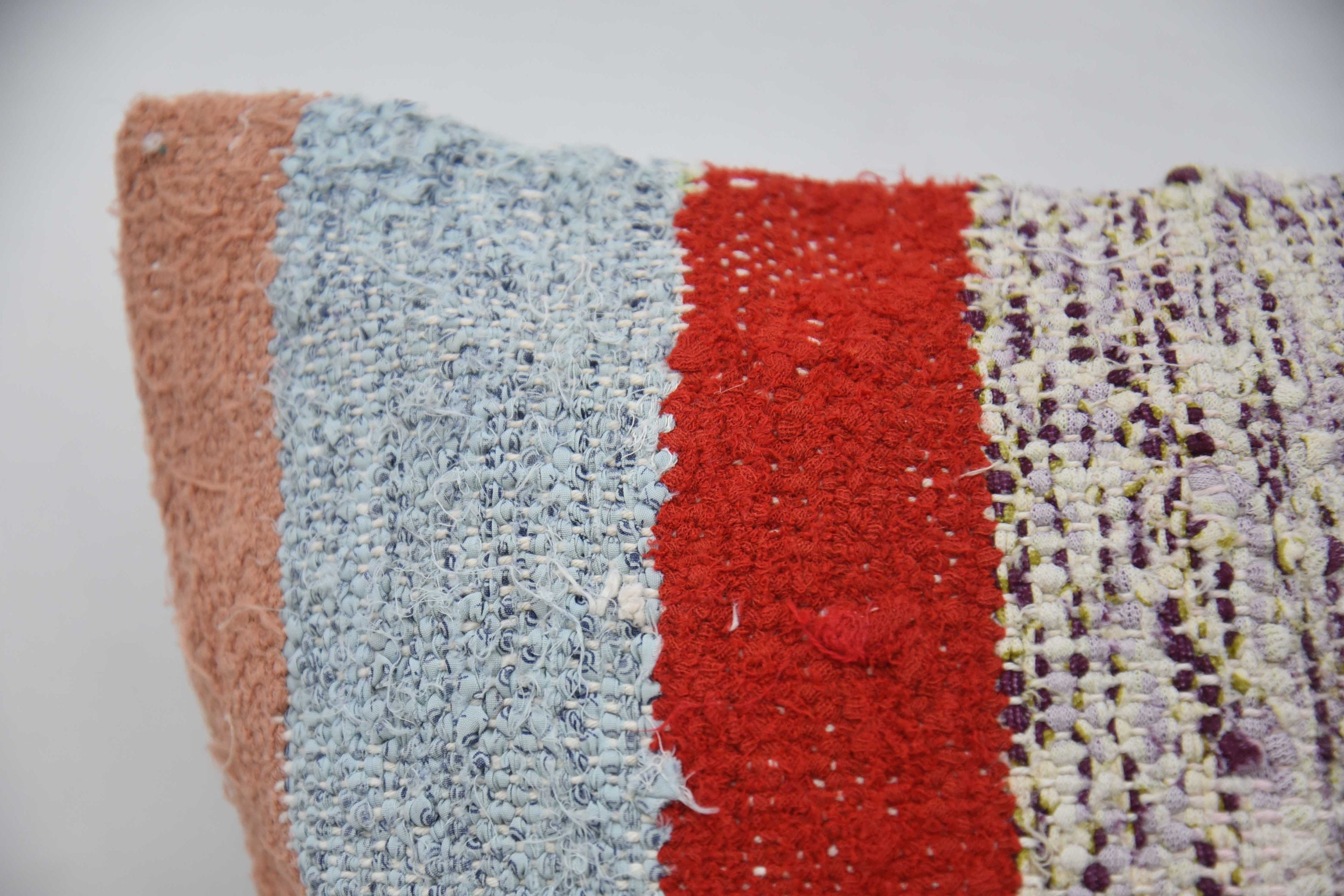 Turkish Kilim Pillow, Handmade Cushion Case, Ethnical Kilim Rug Pillow, Handmade Kilim Cushion, 16"x24" Yellow Pillow Sham