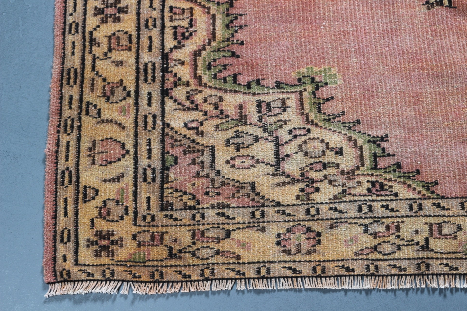 Türk Halısı, Vintage Halı, Yatak Odası Halıları, Retro Halılar, Antika Halılar, 5.4x8.4 ft Büyük Halı, Yemek Odası Halıları, Fas Halıları, Kahverengi Fas Halısı