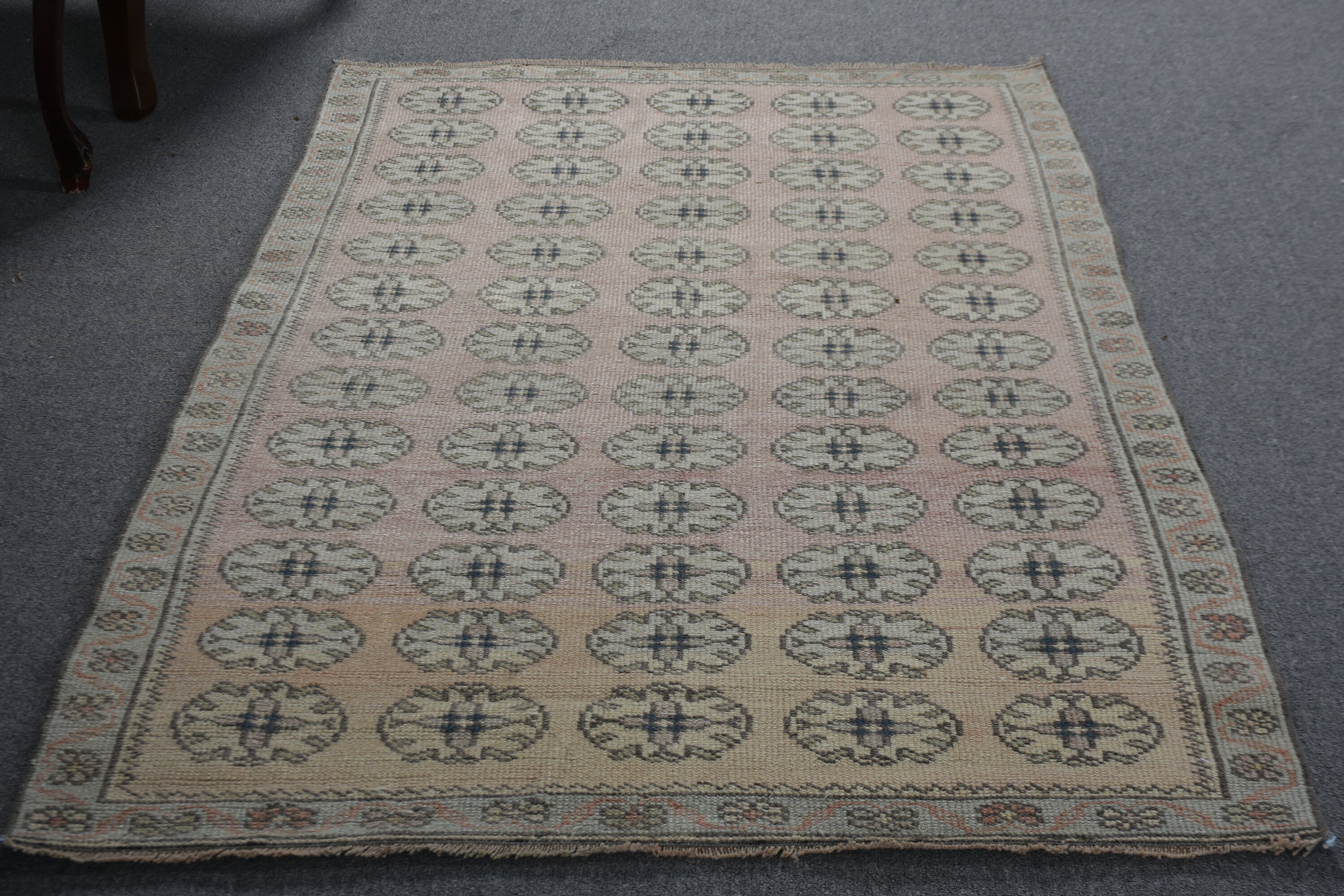 Brown Anatolian Rugs, Vintage Rugs, Moroccan Rug, Aztec Rugs, 3.1x5.9 ft Accent Rug, Nursery Rugs, Turkish Rugs, Entry Rug, Home Decor Rug