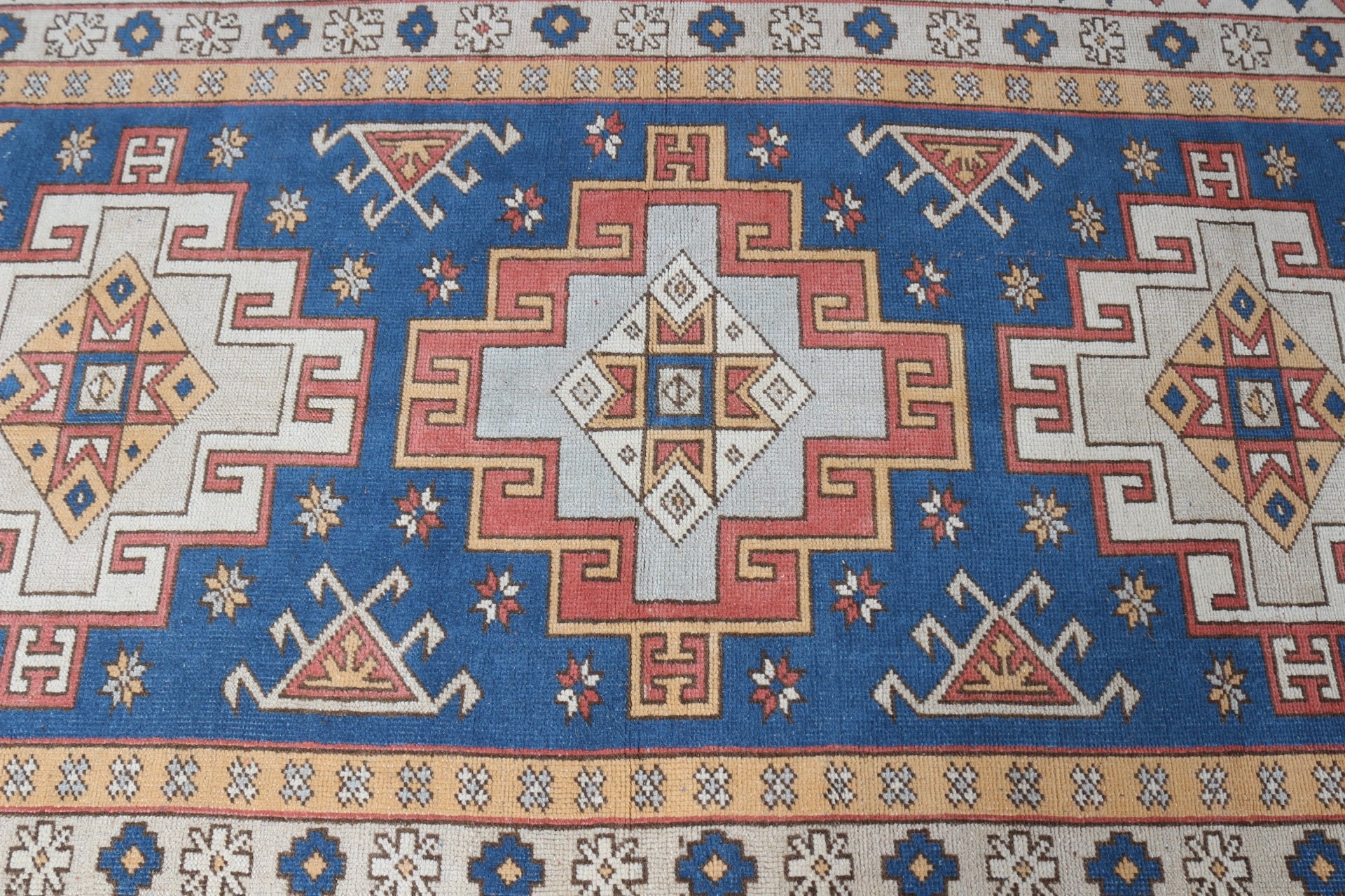 Anatolian Rugs, Living Room Rugs, Blue Kitchen Rug, 5.5x8.3 ft Large Rugs, Turkish Rugs, Floor Rugs, Bedroom Rug, Vintage Rug, Nomadic Rugs