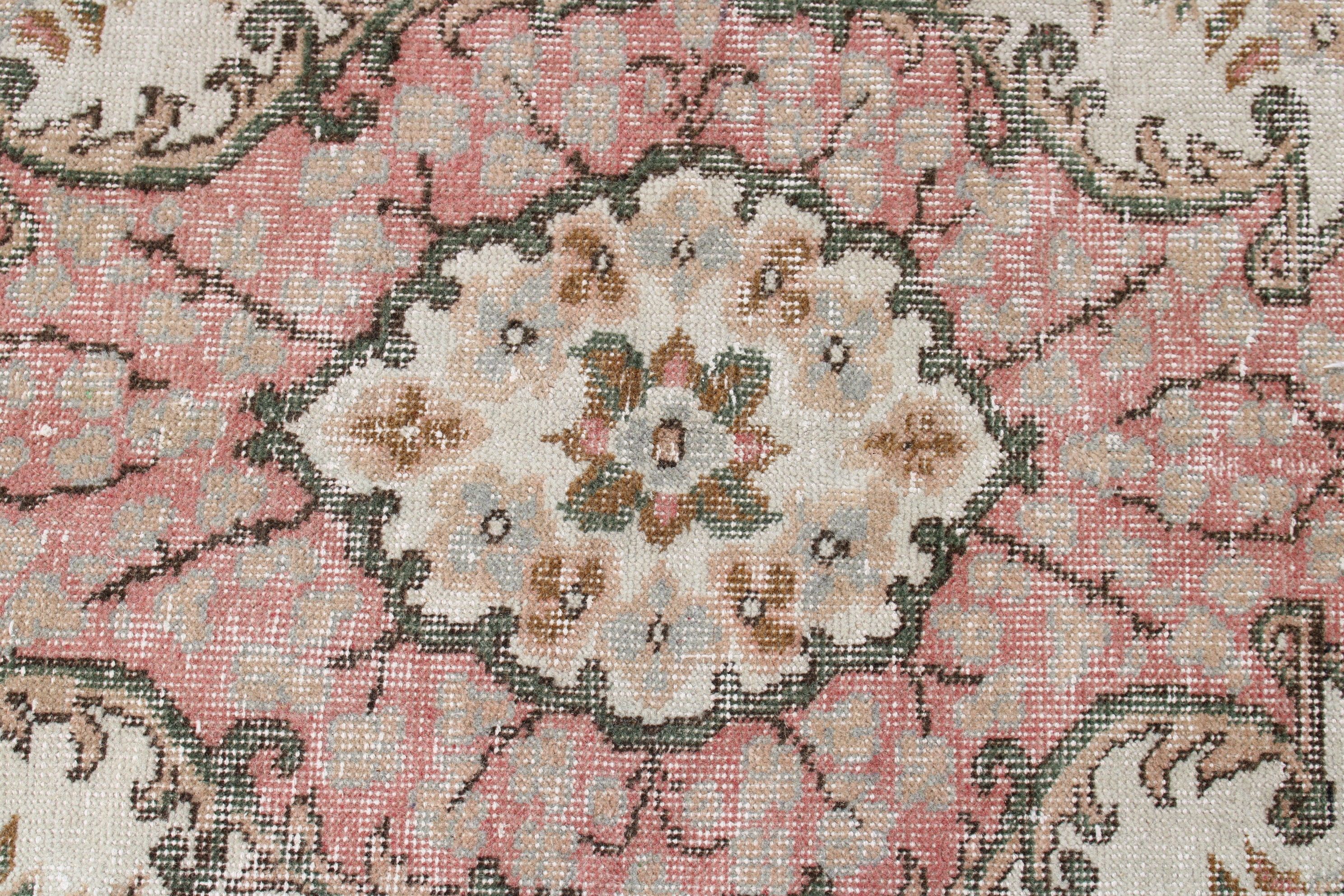 Modern Rugs, Pink Modern Rugs, Turkish Rugs, Traditional Rugs, Boho Rug, 5.8x9.7 ft Large Rug, Vintage Rugs, Bedroom Rug, Living Room Rug