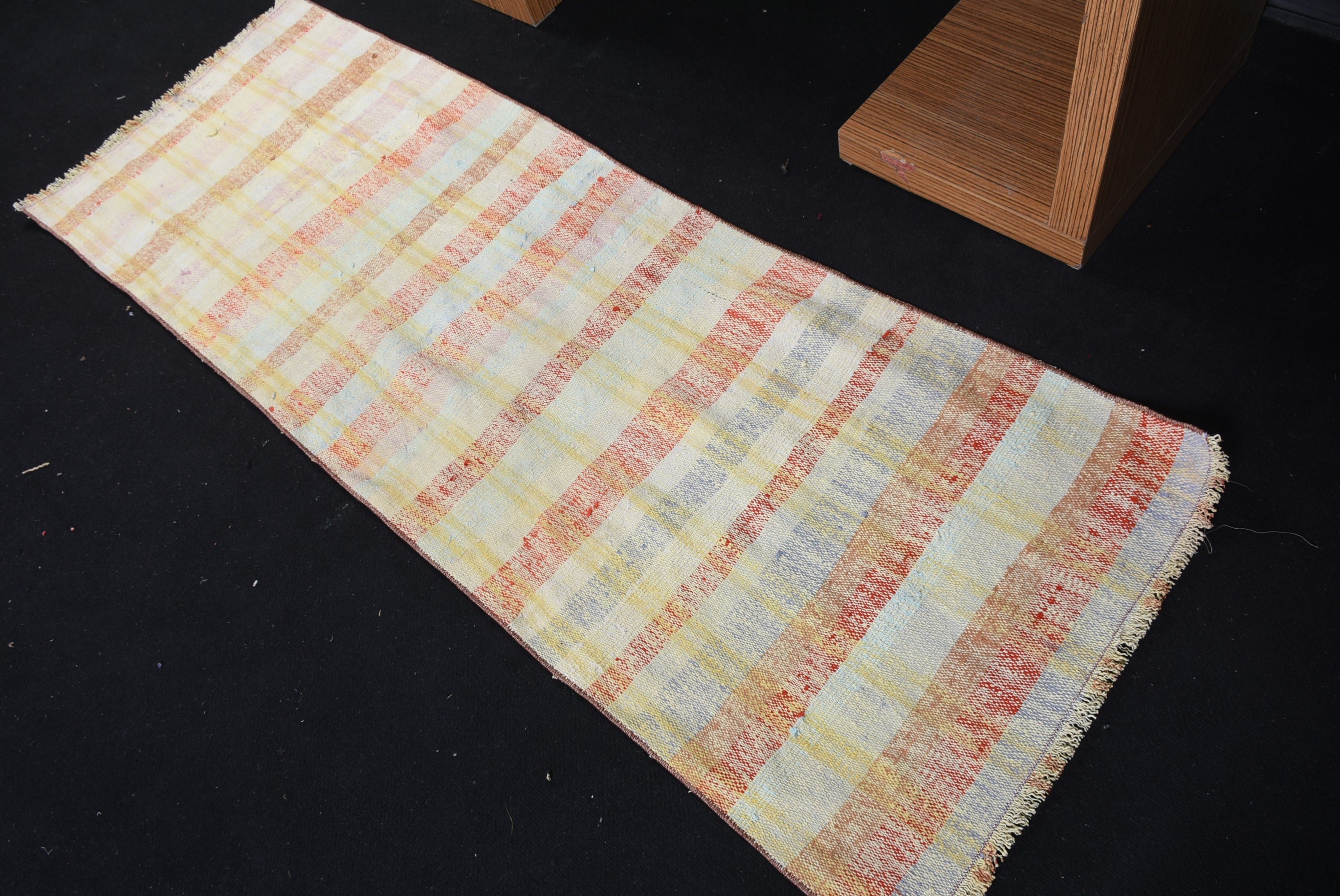 Koridor Halısı, Sarı Yün Halısı, Etnik Halısı, Mutfak Halıları, Soğuk Halılar, Türk Halısı, 2,2x6,3 ft Runner Halısı, Fas Halıları, Kilim, Vintage Halı