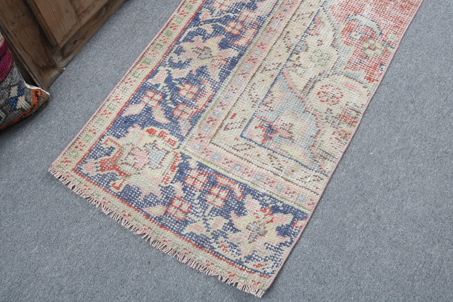 2x3,5 ft Küçük Halı, Modern Halılar, Türk Halıları, Vintage Halı, Yün Halılar, Kapı Paspas Halıları, Yer Halıları, Duvara Asılı Halılar, Yeşil Mutfak Halısı