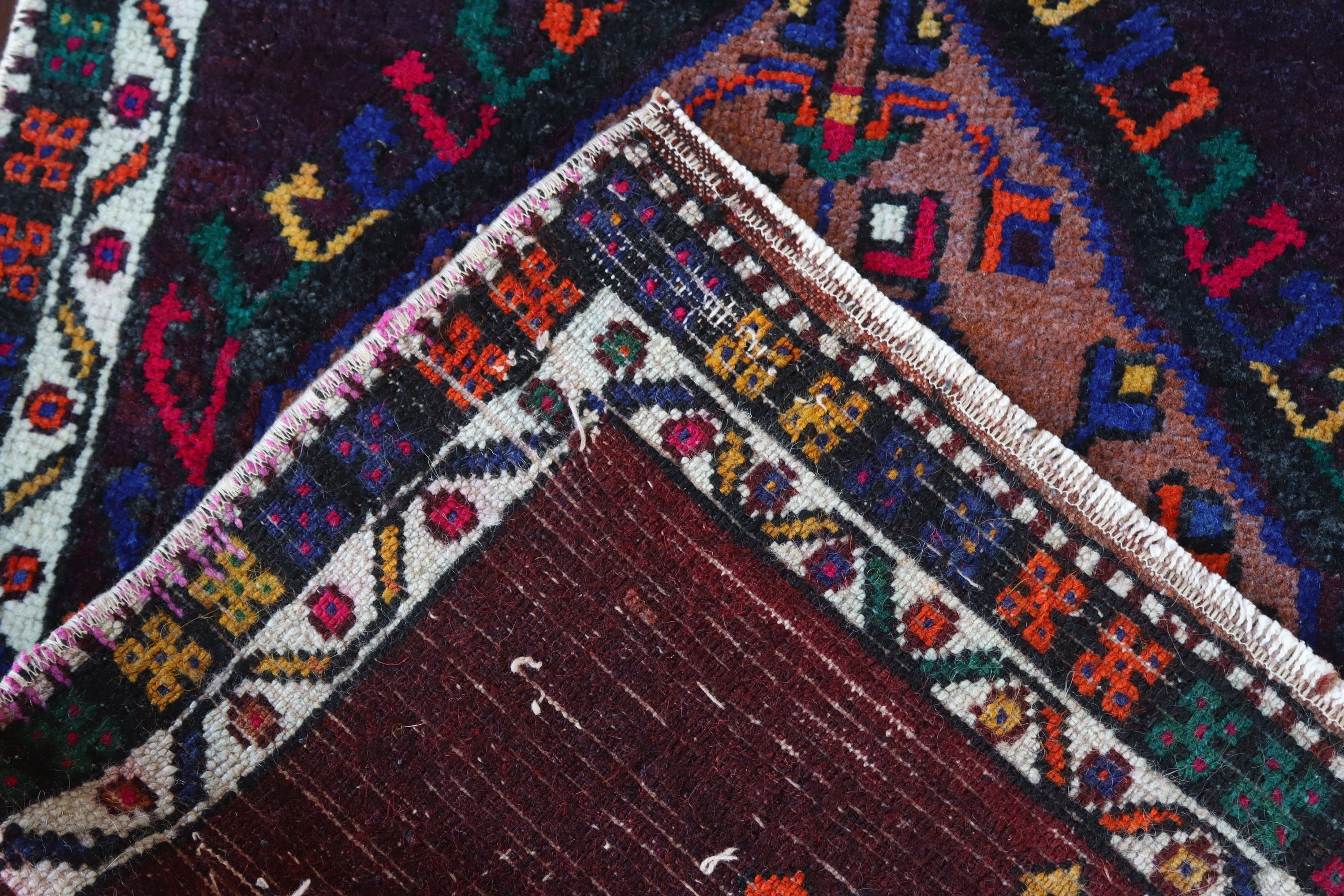 Küçük Boho Halılar, Antika Halı, Mavi Yer Halıları, Duvara Asılı Halı, 1.8x3.1 ft Küçük Halılar, Türk Halıları, Vintage Halı