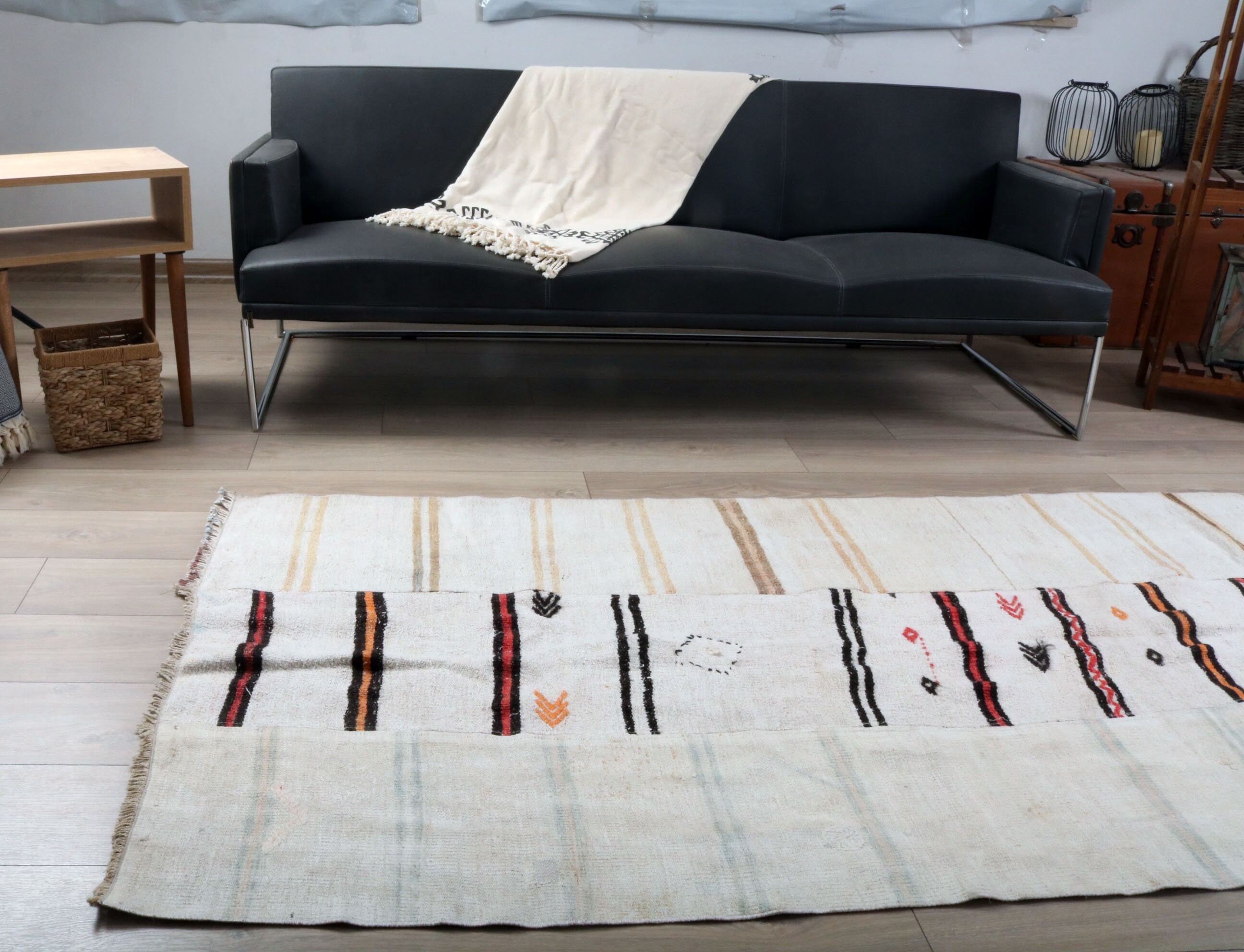 Kilim, Living Room Rug, Vintage Rugs, Rugs for Indoor, 3.9x7.1 ft Area Rug, Old Rug, Anatolian Rug, Oriental Rug, Kitchen Rug, Turkish Rug