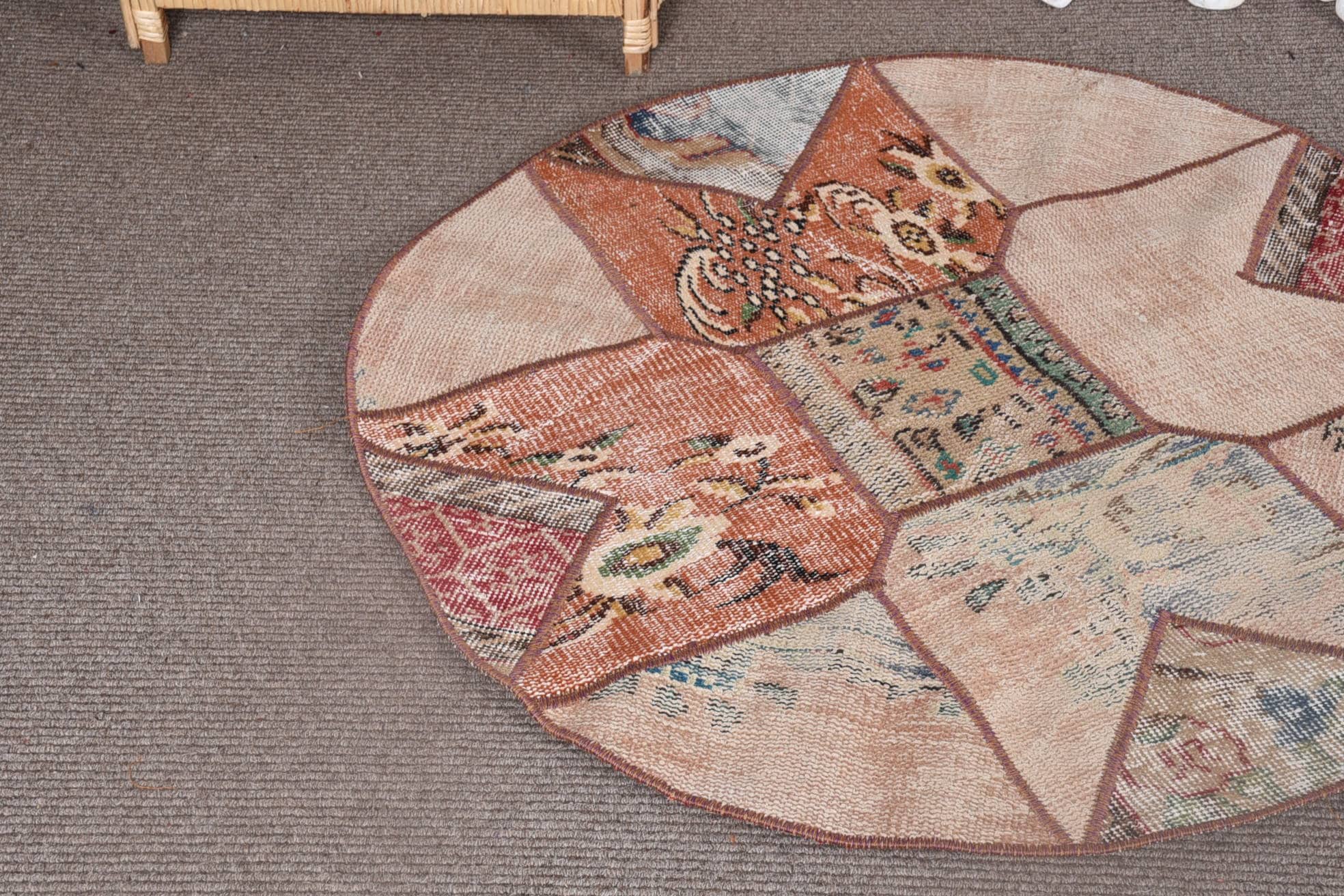 Rugs for Bedroom, 3.3x3.3 ft Small Rug, Colorful Rug, Nomadic Rugs, Floor Rugs, Wall Hanging Rugs, Turkish Rug, Kitchen Rugs, Vintage Rug