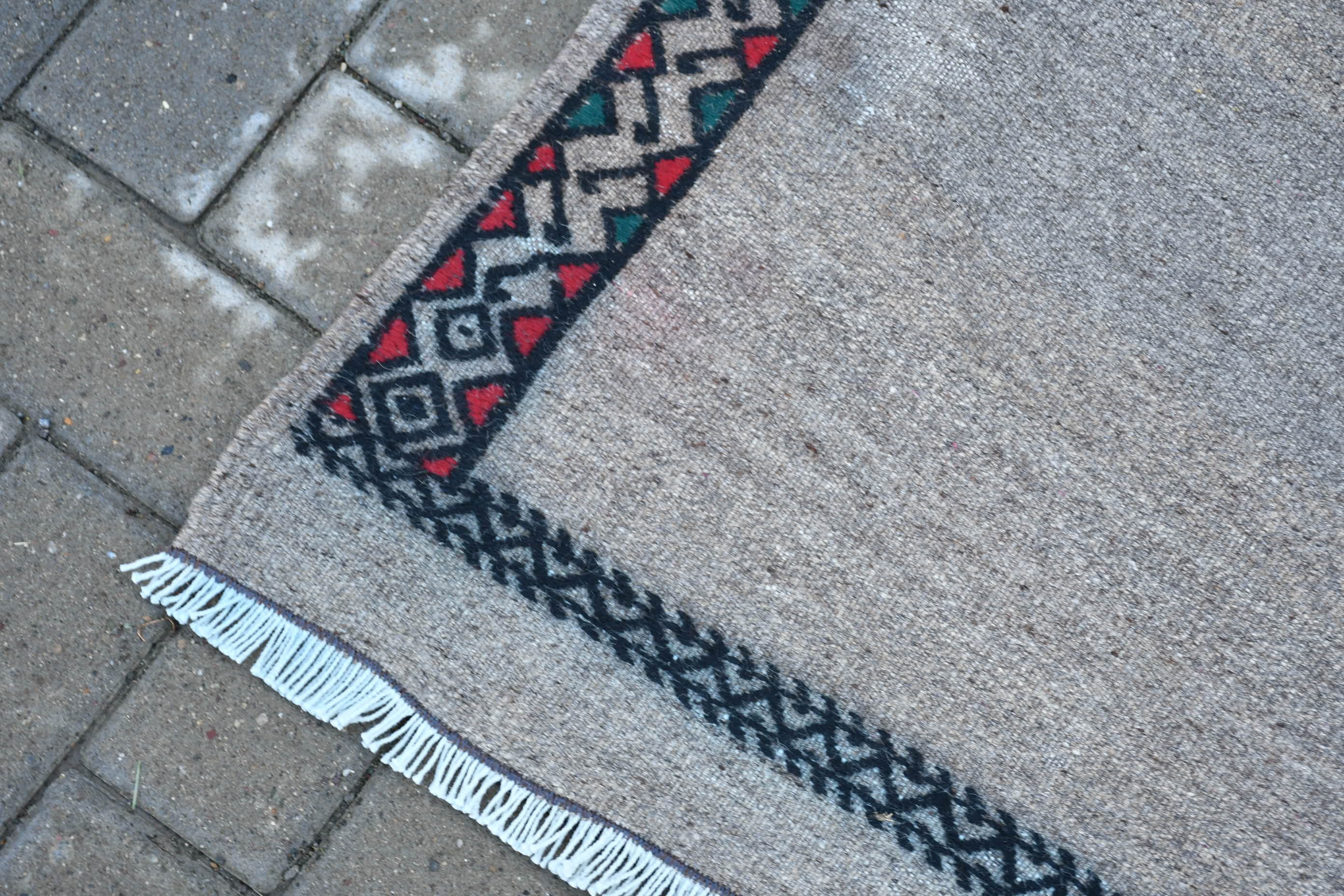 Oushak Halı, Koridor Halıları, Kahverengi Yatak Odası Halısı, Vintage Halı, Kilim, Türk Halısı, Mutfak Halısı, 2.6x7.6 ft Runner Halısı, Anadolu Halısı