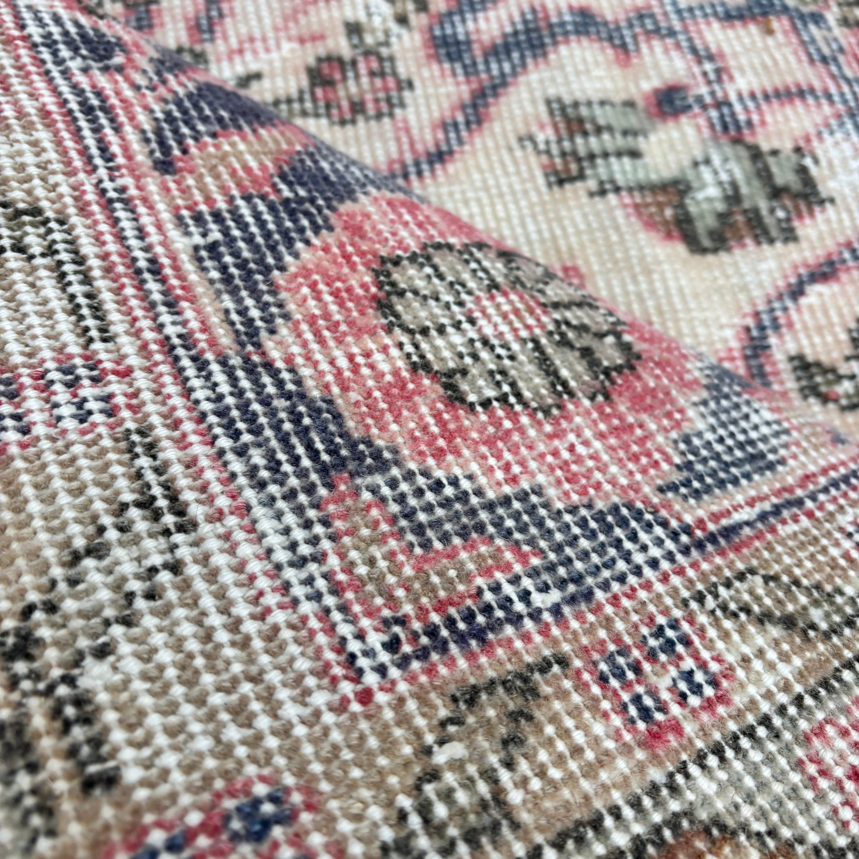 Pembe Oryantal Halı, Bildiri Halısı, 6.1x10.2 ft Büyük Halılar, Oturma Odası Halıları, Yatak Odası Halısı, Vintage Halı, Türk Halıları, Boho Halıları