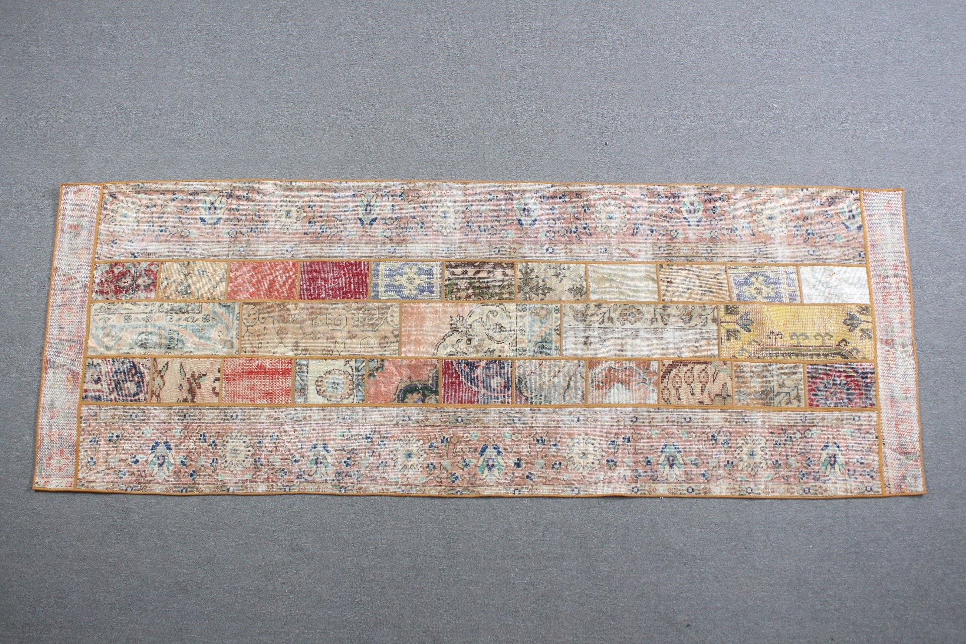 Türk Halısı, Vintage Halılar, Gökkuşağı Yer Halıları, Mutfak Halıları, 3,5x9,4 ft Runner Halıları, Koridor Halısı, Sanat Halısı, Koridor Halıları, Fas Halısı