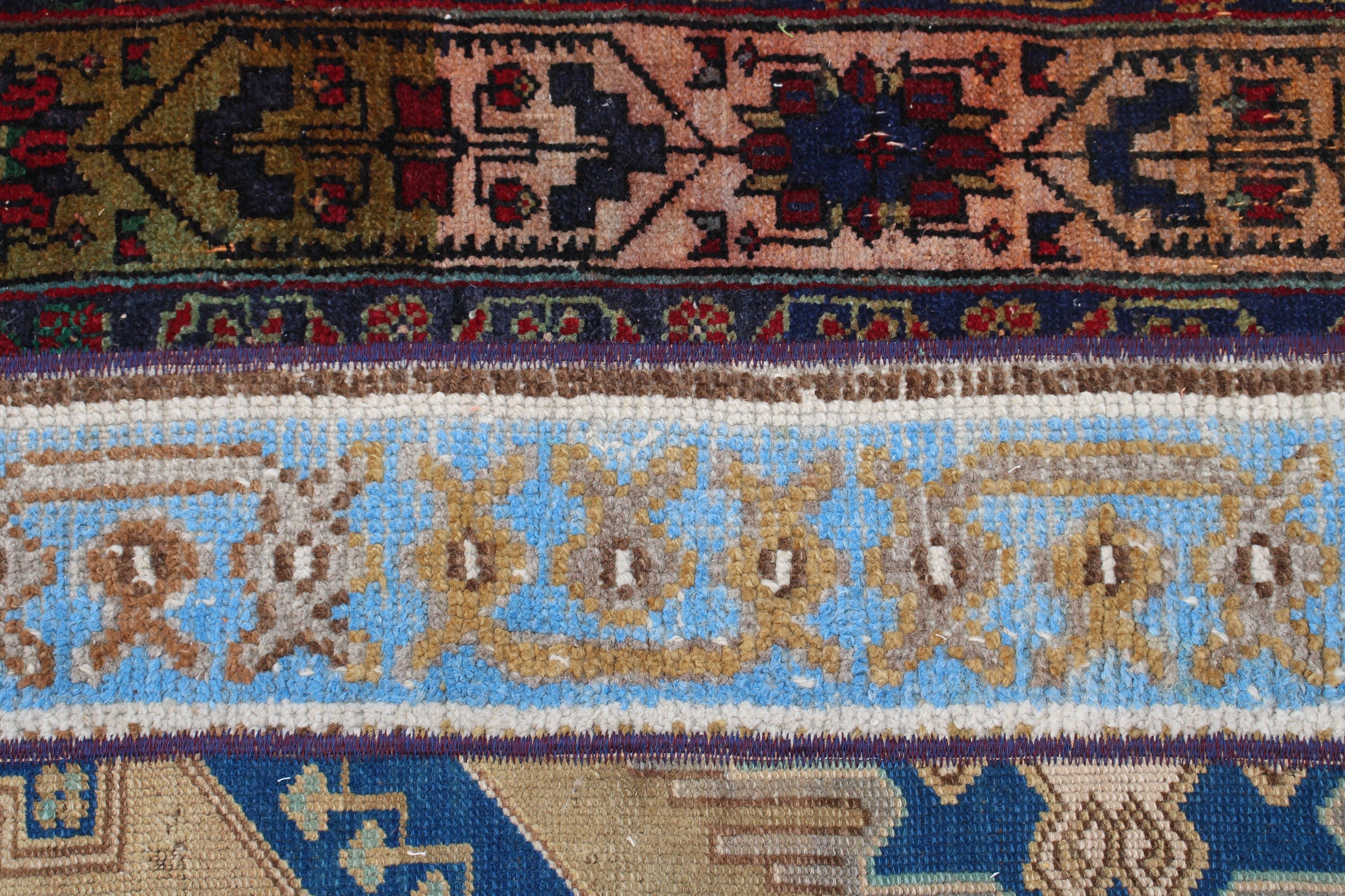 Turkish Rugs, Nursery Rug, 2.2x3.1 ft Small Rug, Blue Floor Rug, Door Mat Rugs, Home Decor Rugs, Ethnic Rug, Vintage Rug, Moroccan Rugs