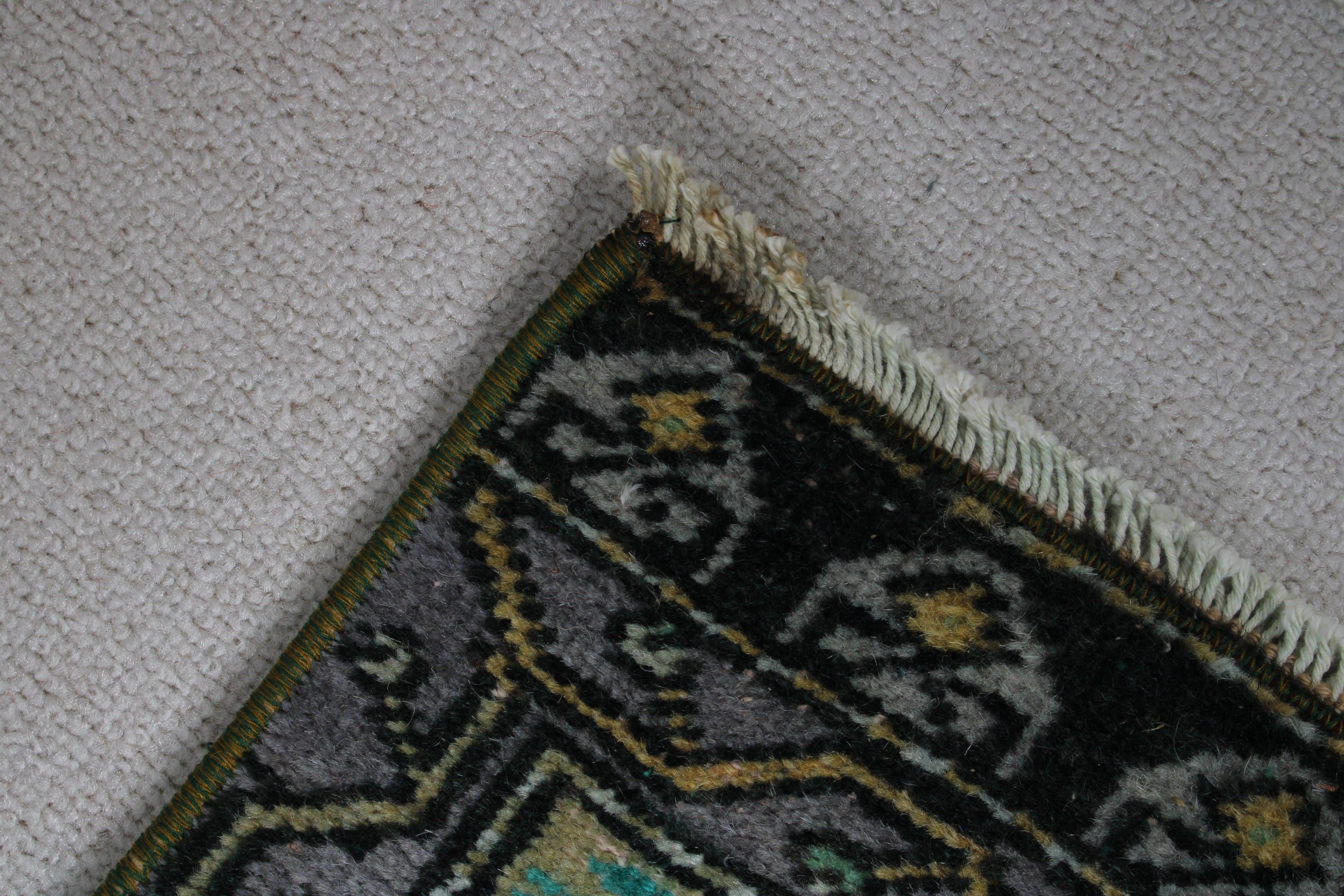 Door Mat Rugs, Bedroom Rugs, 3.2x1.6 ft Small Rug, Green Wool Rugs, Turkish Rugs, Vintage Rug, Moroccan Rug, Bathroom Rugs, Rugs for Entry