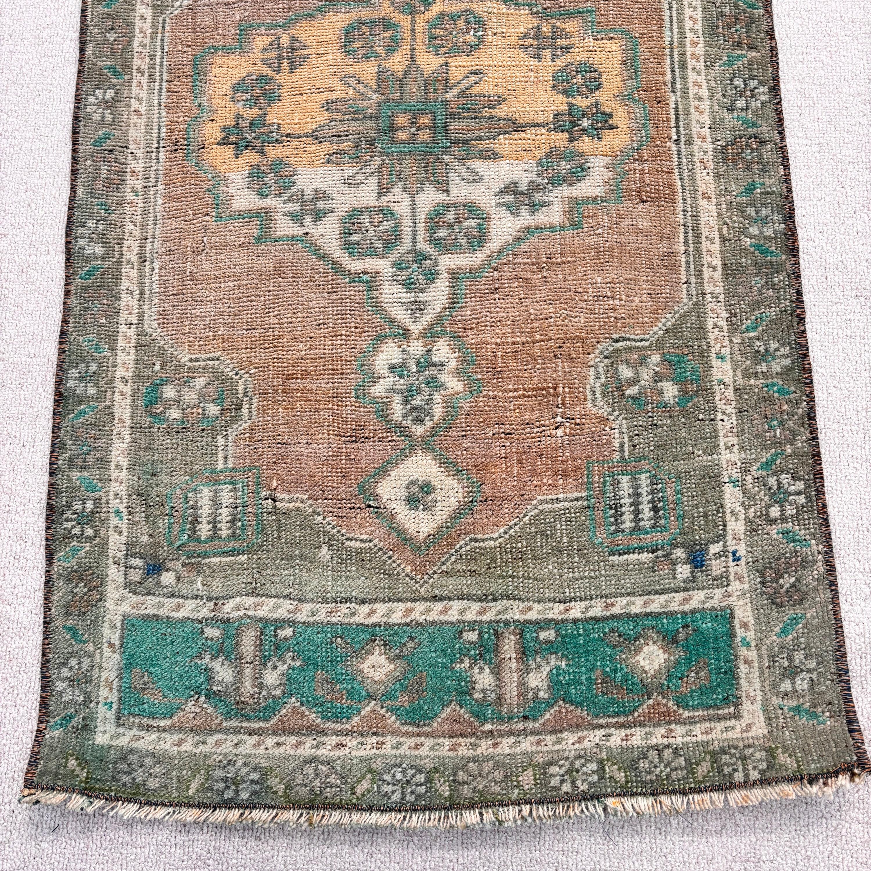 Entry Rugs, Rugs for Nursery, Small Area Rug, Brown Boho Rugs, Bedroom Rug, Turkish Rugs, Modern Rugs, Vintage Rug, 1.8x3.2 ft Small Rug