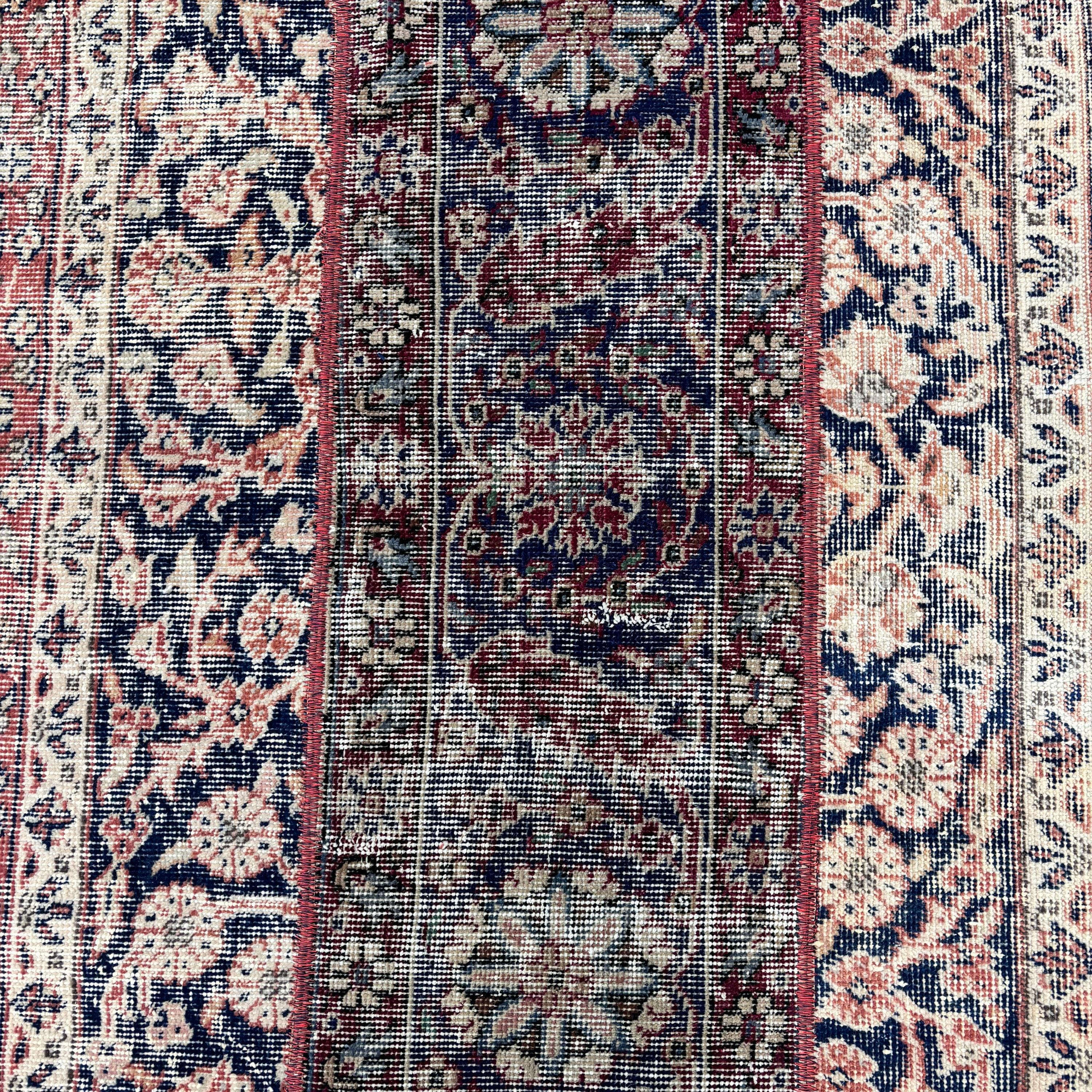 Vintage Accent Rugs, Blue  2.9x5.6 ft Accent Rug, Vintage Rug, Flatweave Rug, Turkish Rugs, Oriental Rug, Nursery Rugs