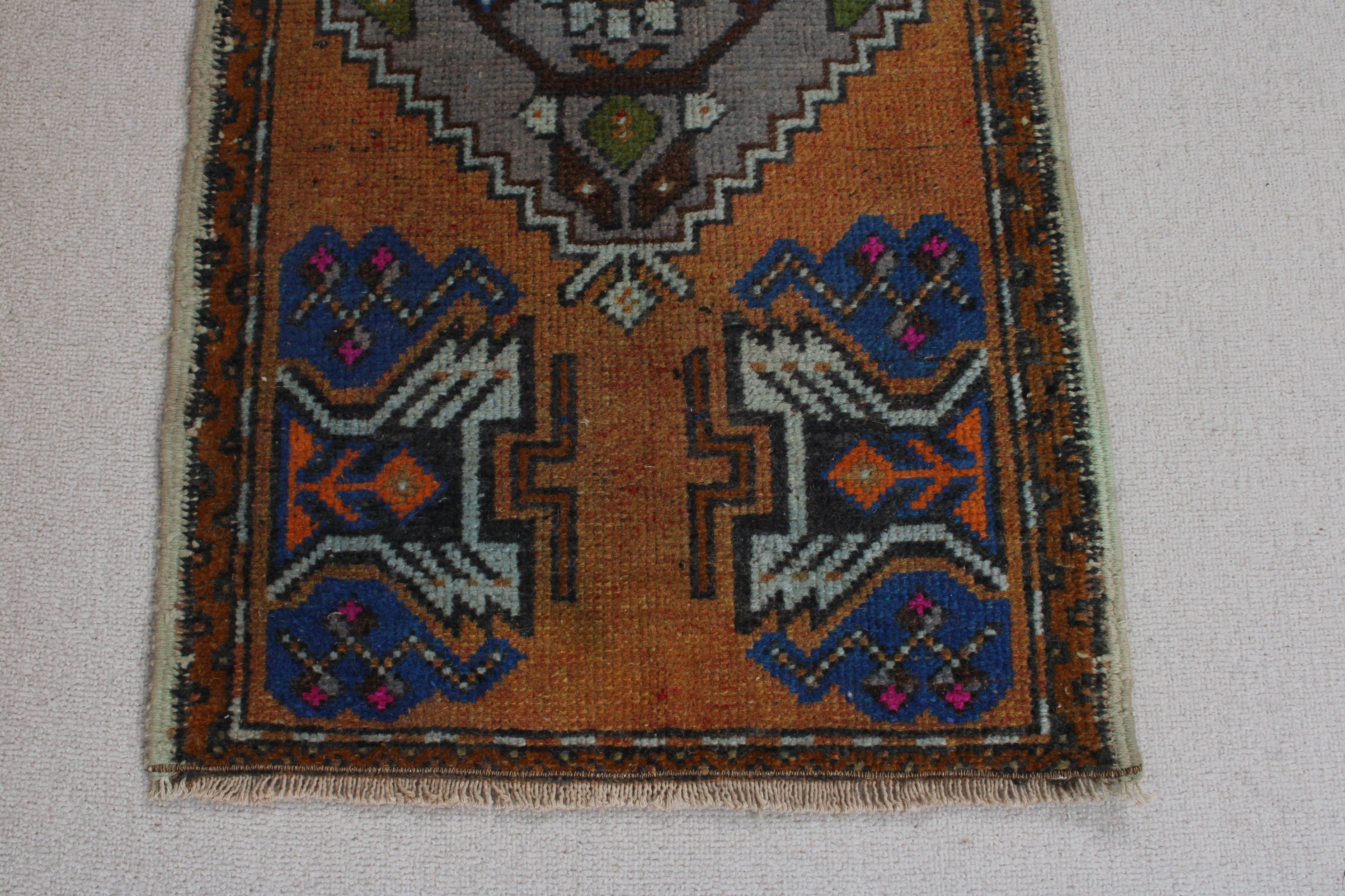 Car Mat Rug, Home Decor Rugs, Anatolian Rugs, Vintage Rug, 1.6x3.1 ft Small Rug, Entry Rugs, Turkish Rug, Floor Rugs, Bronze Anatolian Rug