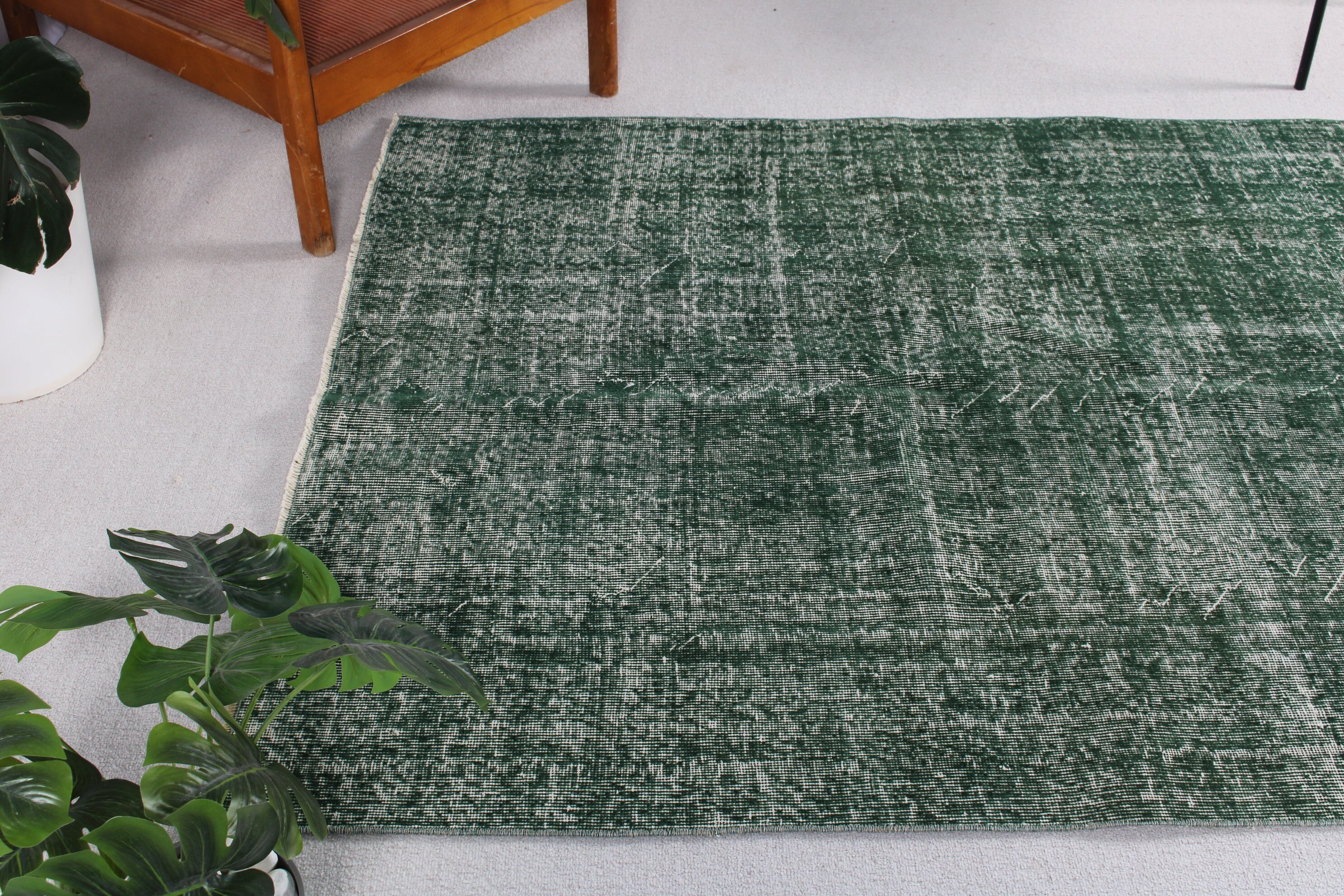 4.7x10.8 ft Büyük Halı, Yatak Odası Halısı, Türkiye Halısı, Ev Dekorasyonu Halıları, Yemek Odası Halısı, Vintage Halı, Türk Halısı, Anadolu Halısı, Yeşil Lüks Halı