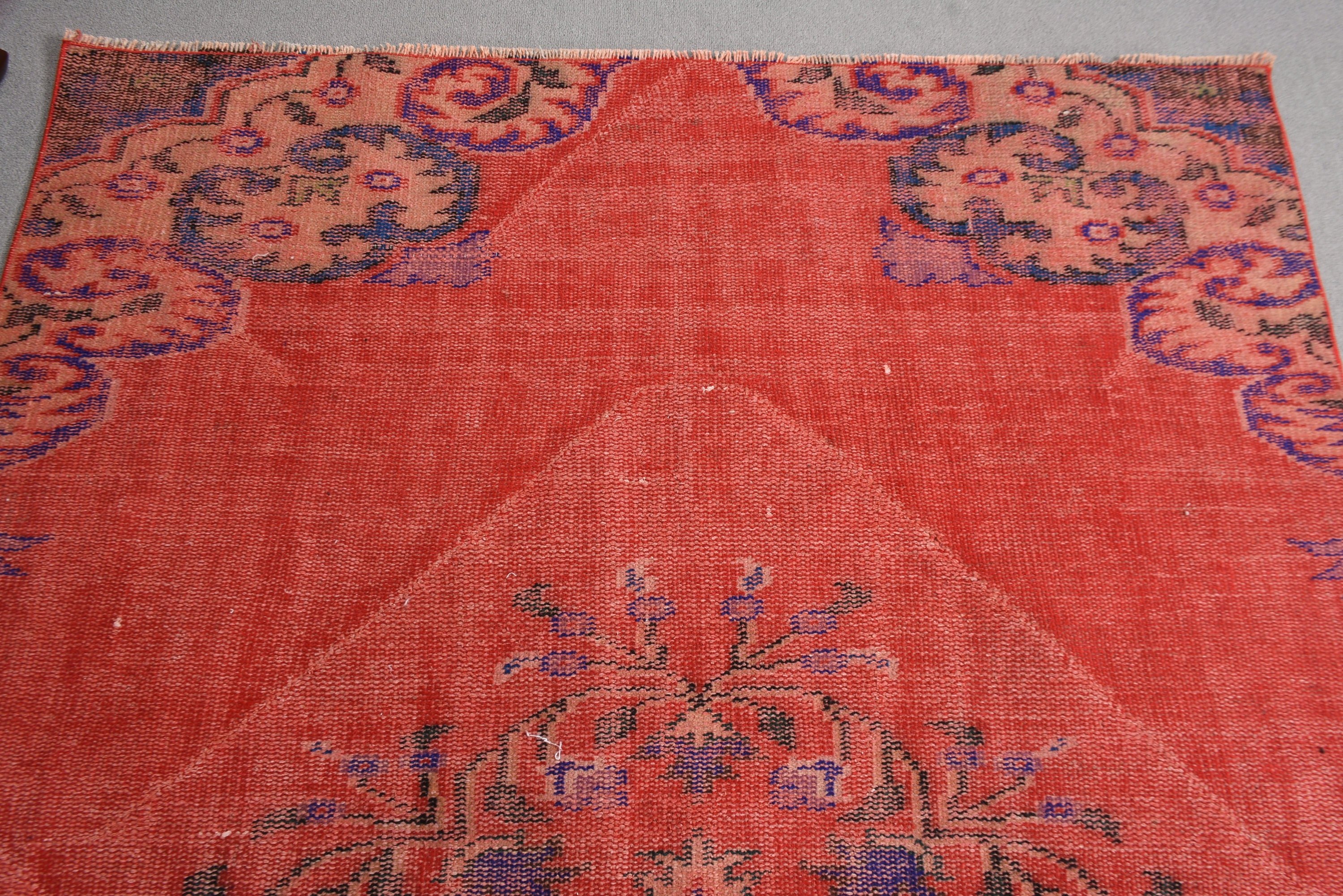 Office Rugs, Rugs for Nursery, Neutral Rugs, Oriental Rugs, Turkish Rugs, Boho Area Rug, Vintage Rugs, Red Luxury Rug, 4.7x8.3 ft Area Rug