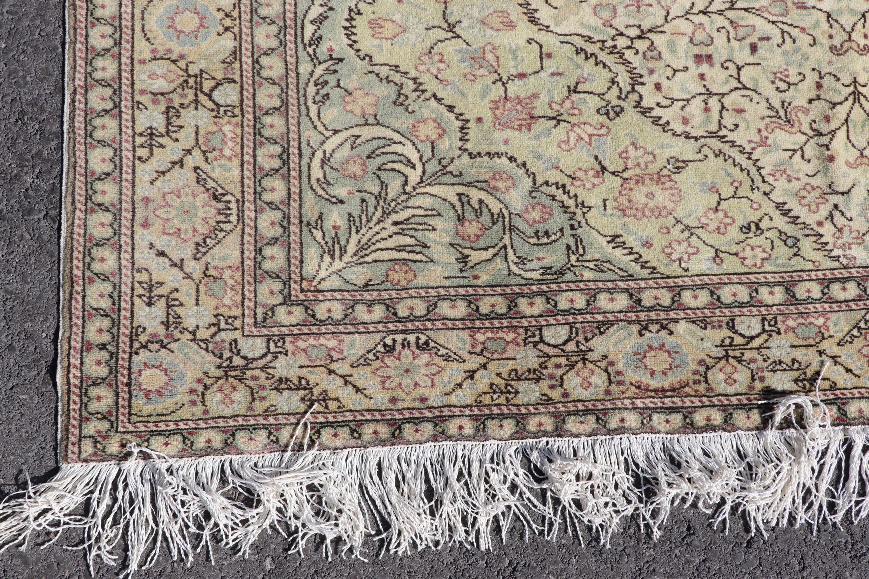 Oushak Rug, Old Rugs, 6.2x9.4 ft Large Rugs, Turkish Rug, Vintage Rug, Kitchen Rug, Dining Room Rugs, Living Room Rug, Beige Wool Rug