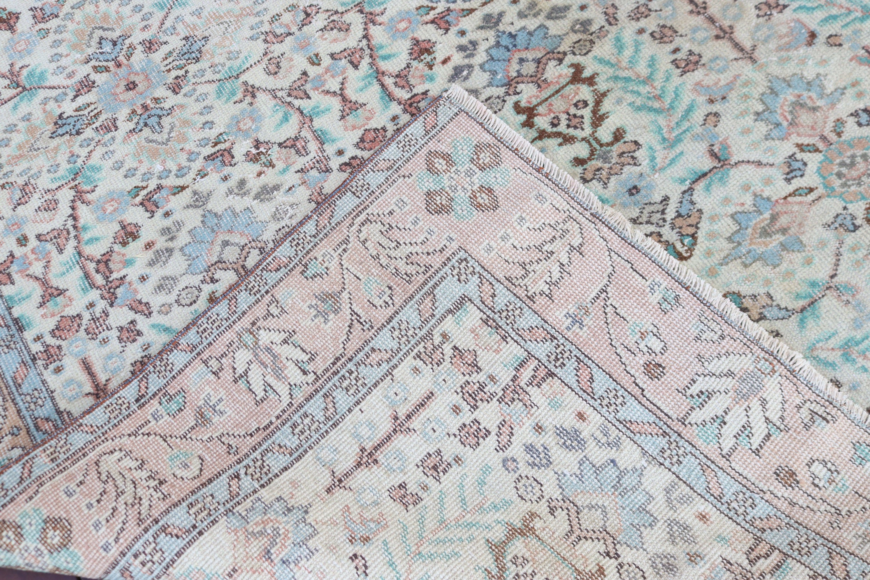 Beige Boho Rug, Anatolian Rugs, Boho Rug, 5.6x8.7 ft Large Rugs, Traditional Rug, Living Room Rugs, Salon Rug, Turkish Rug, Vintage Rugs