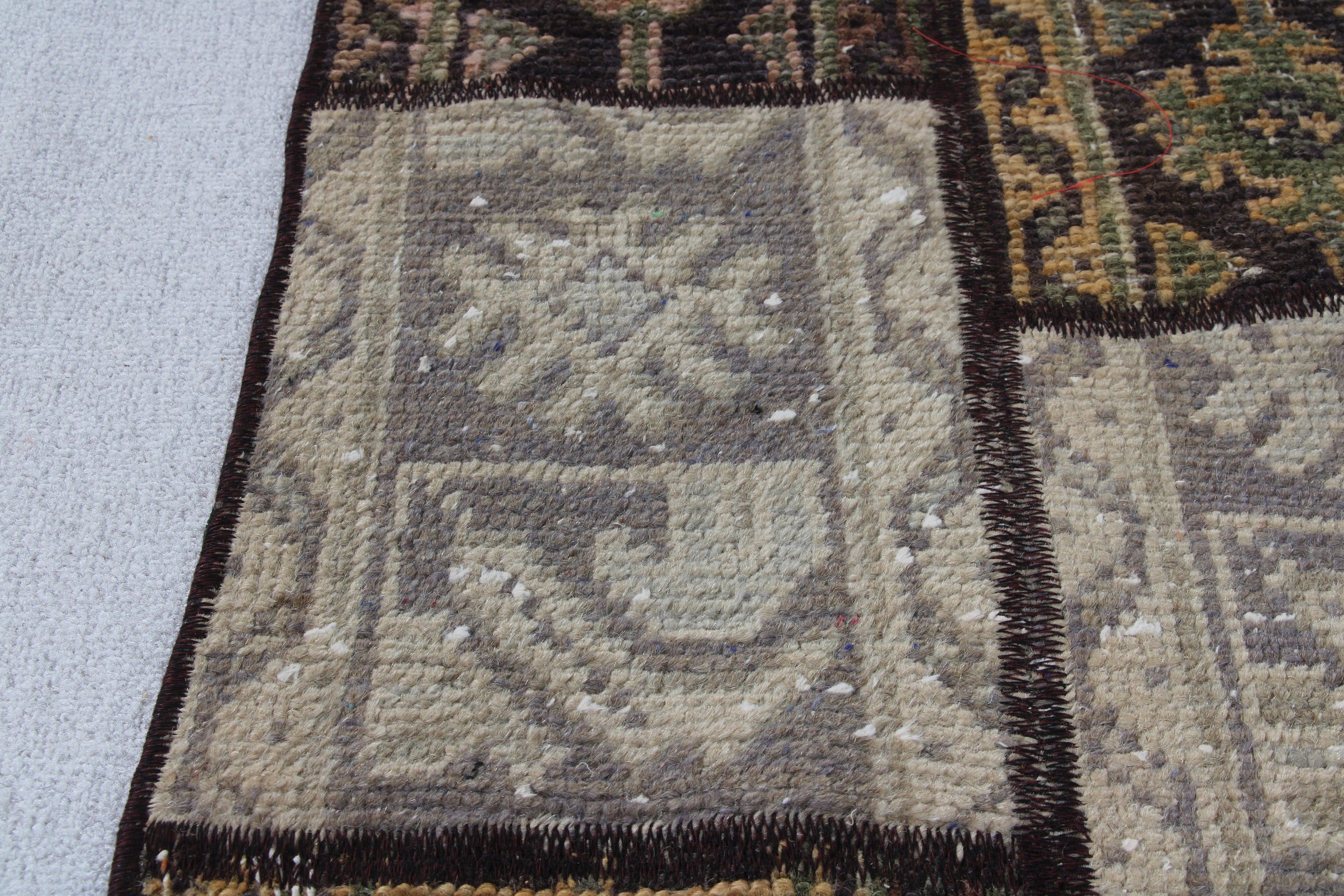 Yer Halısı, Yeşil 2.4x10 ft Runner Halıları, Türk Halıları, Boho Halısı, Vintage Halılar, Tribal Halılar, Uzun Yolluk Halıları, Mutfak Halısı