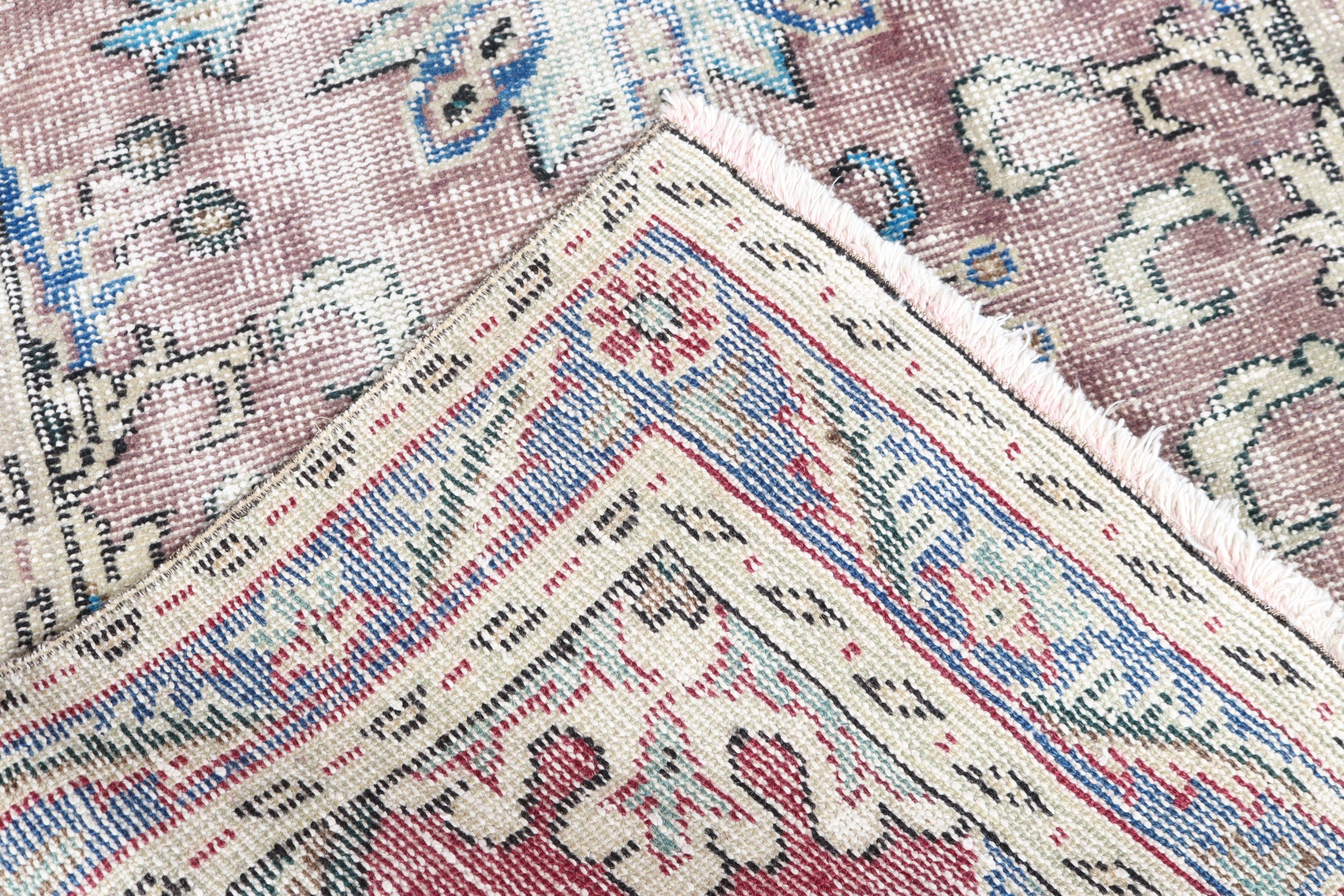 Rugs for Vintage Accent, Vintage Accent Rug, Oriental Rugs, 3.1x5.9 ft Accent Rug, Turkish Rug, Purple Cool Rugs, Vintage Rugs, Floor Rug