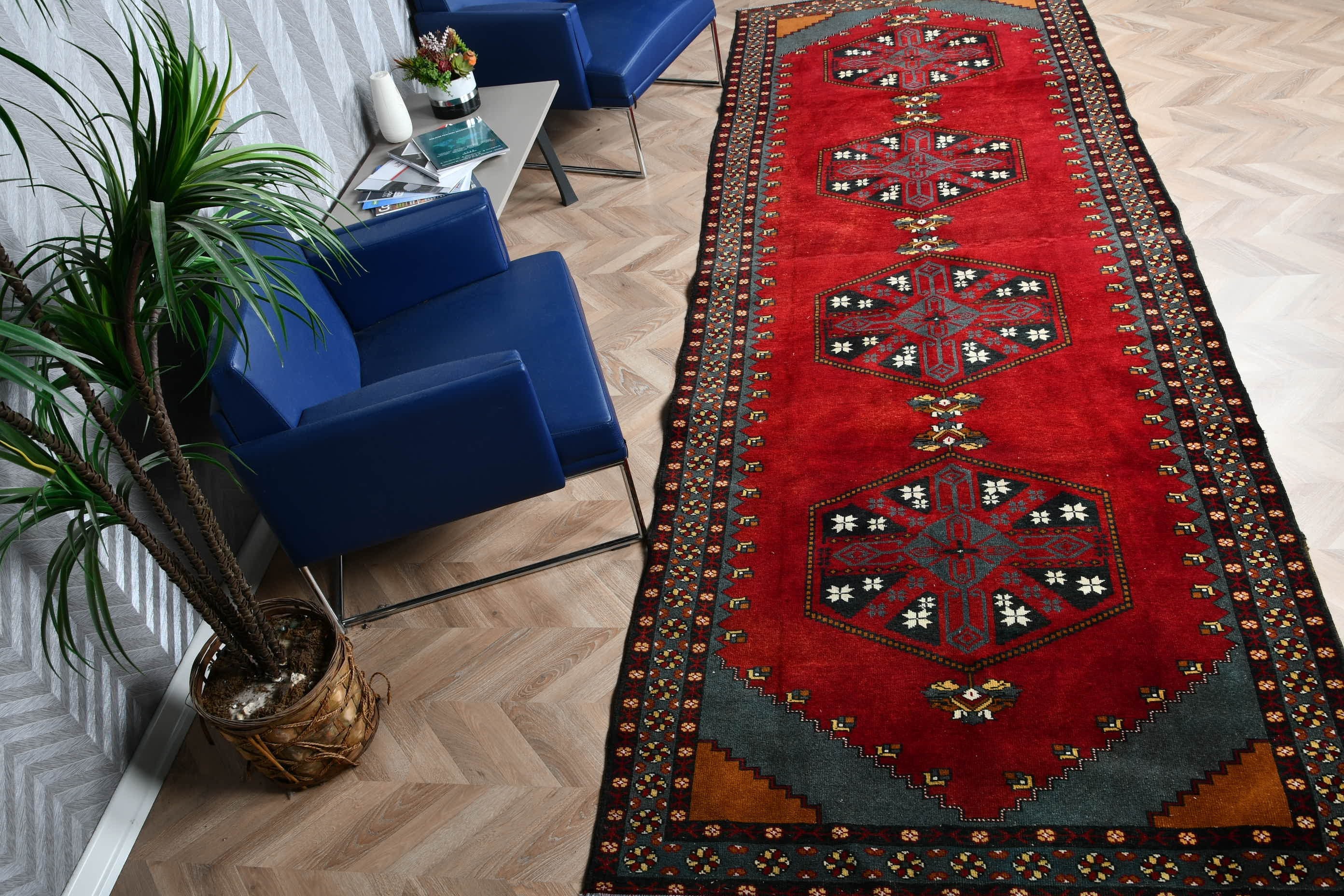 Koridor Halısı, Türk Halısı, Vintage Halılar, 4.4x12.7 ft Yolluk Halısı, Mutfak Halıları, Dış Mekan Halıları, Fas Halıları, Koridor Halısı, Kırmızı Mutfak Halısı