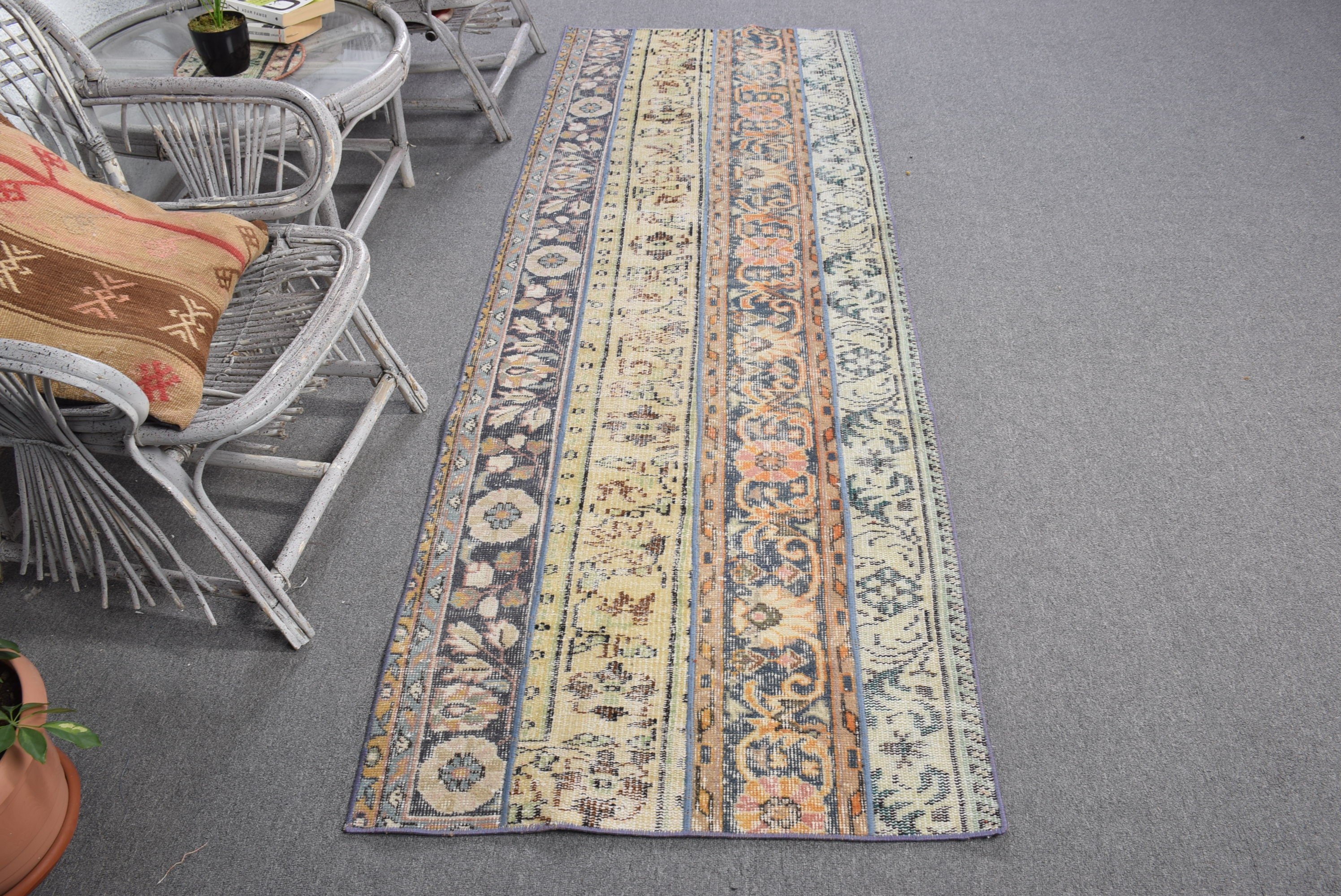 Koridor Halısı, Yeşil Mutfak Halısı, Vintage Halılar, Koridor Halıları, 2.8x8.1 ft Runner Halısı, Ev Dekor Halısı, Yatak Odası Halısı, Türk Halısı, Retro Halı