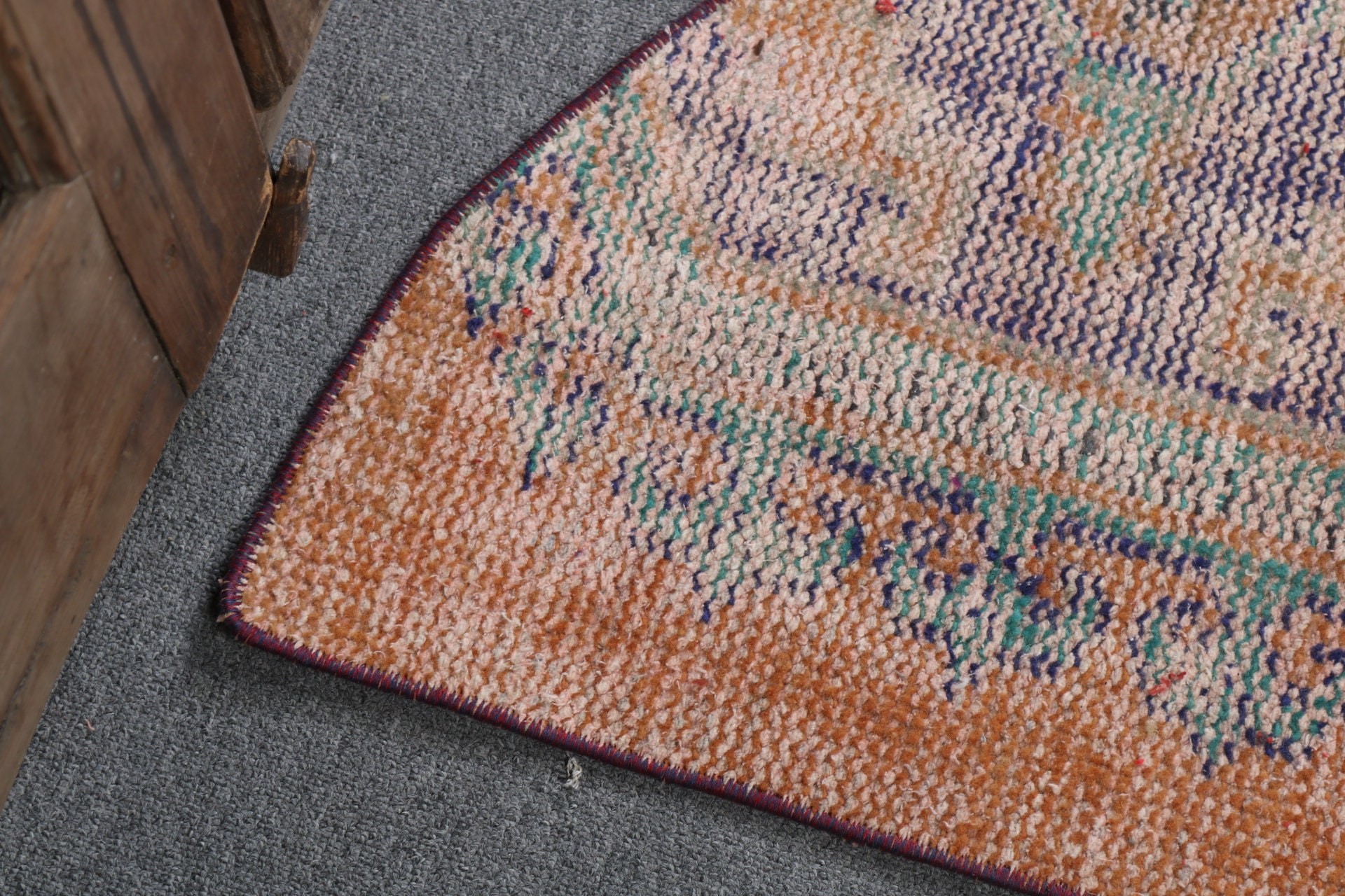 Car Mat Rug, Cool Rugs, Modern Rugs, Orange Antique Rugs, Ethnic Rugs, 2.5x1.5 ft Small Rugs, Vintage Rug, Small Boho Rugs, Turkish Rugs