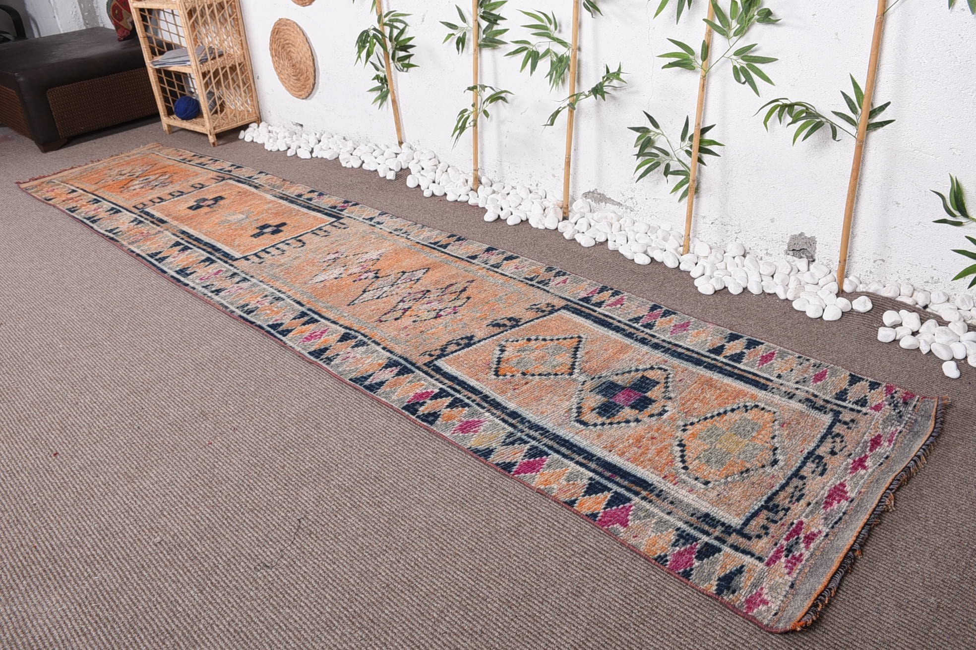 Outdoor Rugs, Oushak Rugs, Anatolian Rugs, Vintage Rugs, Stair Rugs, 2.5x11.9 ft Runner Rugs, Kitchen Rugs, Turkish Rug, Rugs for Runner