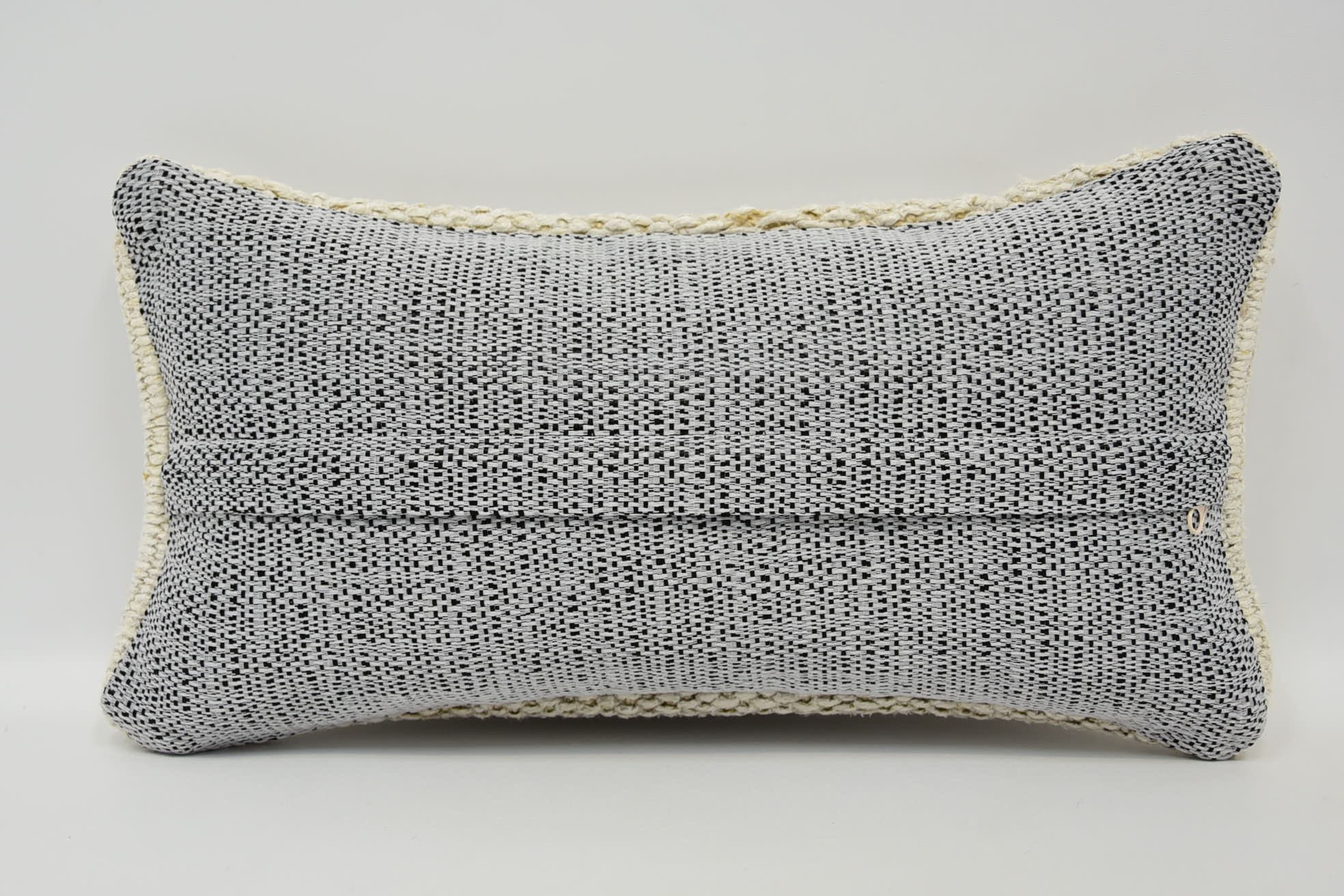 Türk Yastığı, Aztek Minder Kılıfı, Vintage Kilim Kırlent, 8"x16" Bej Kırlent, Kanepe Yastık, Tasarımcı Kırlent Kılıfı