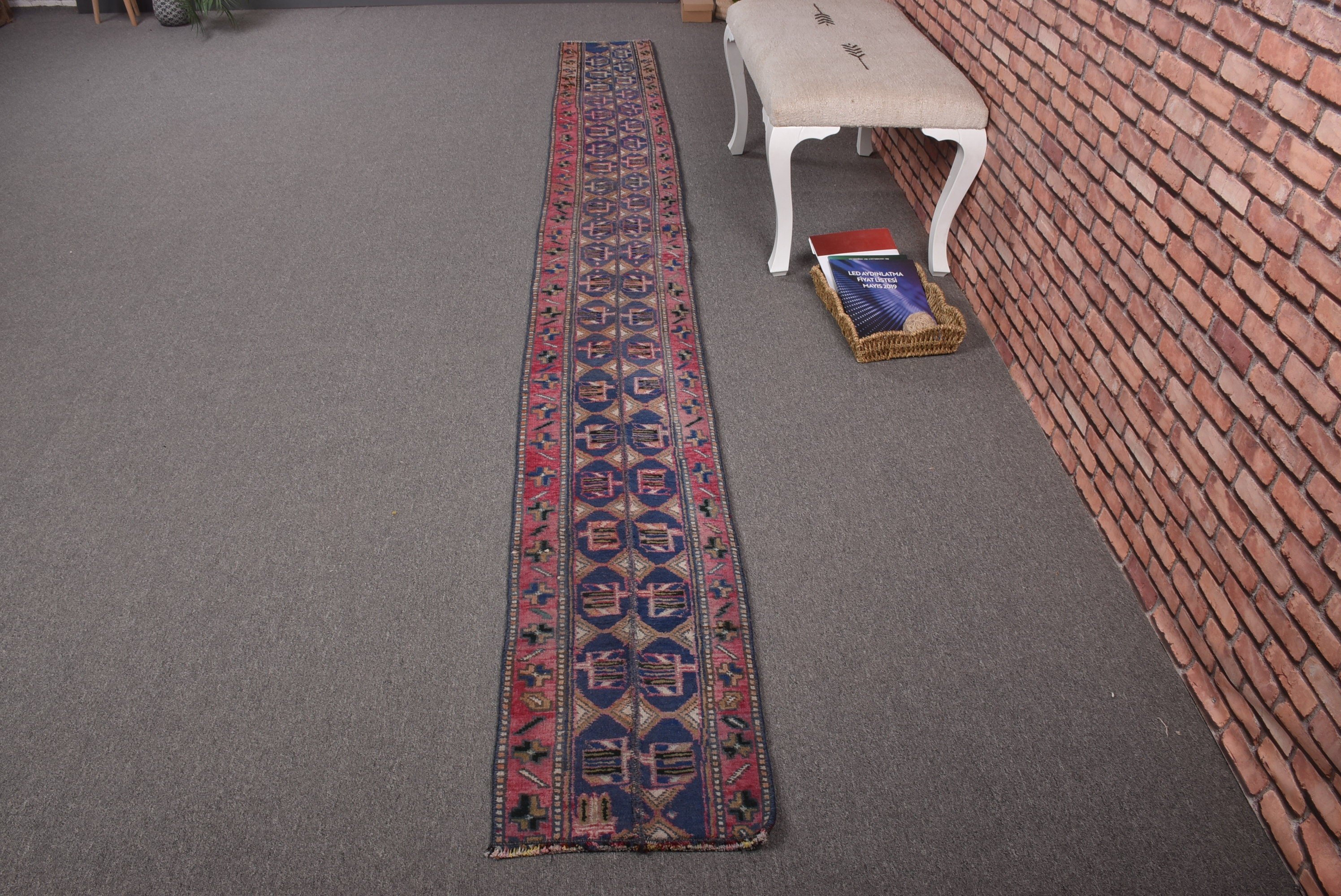 Yatak Odası Halıları, Mavi Ev Dekorasyonu Halısı, Boho Halıları, Düz Dokuma Halısı, Vintage Halıları, Koridor Halısı, 1.2x11.8 ft Runner Halıları, Mutfak Halısı, Türk Halıları