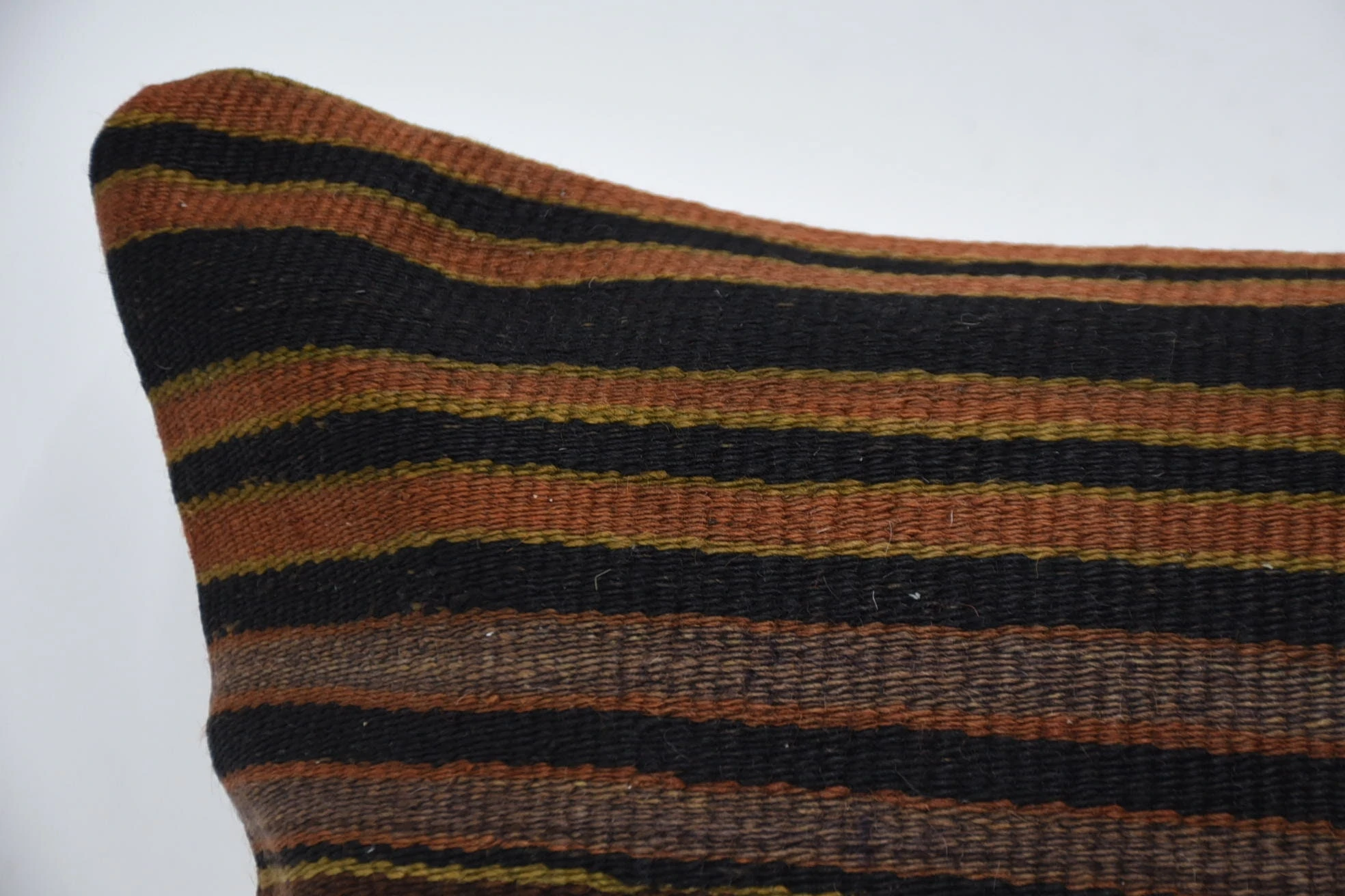 Aztec Pillow, Kilim Pillow Cover, Throw Kilim Pillow, Shabby Chic Pillow Sham, 20"x28" Brown Pillow Sham, Boho Pillow, Nomadic Cushion