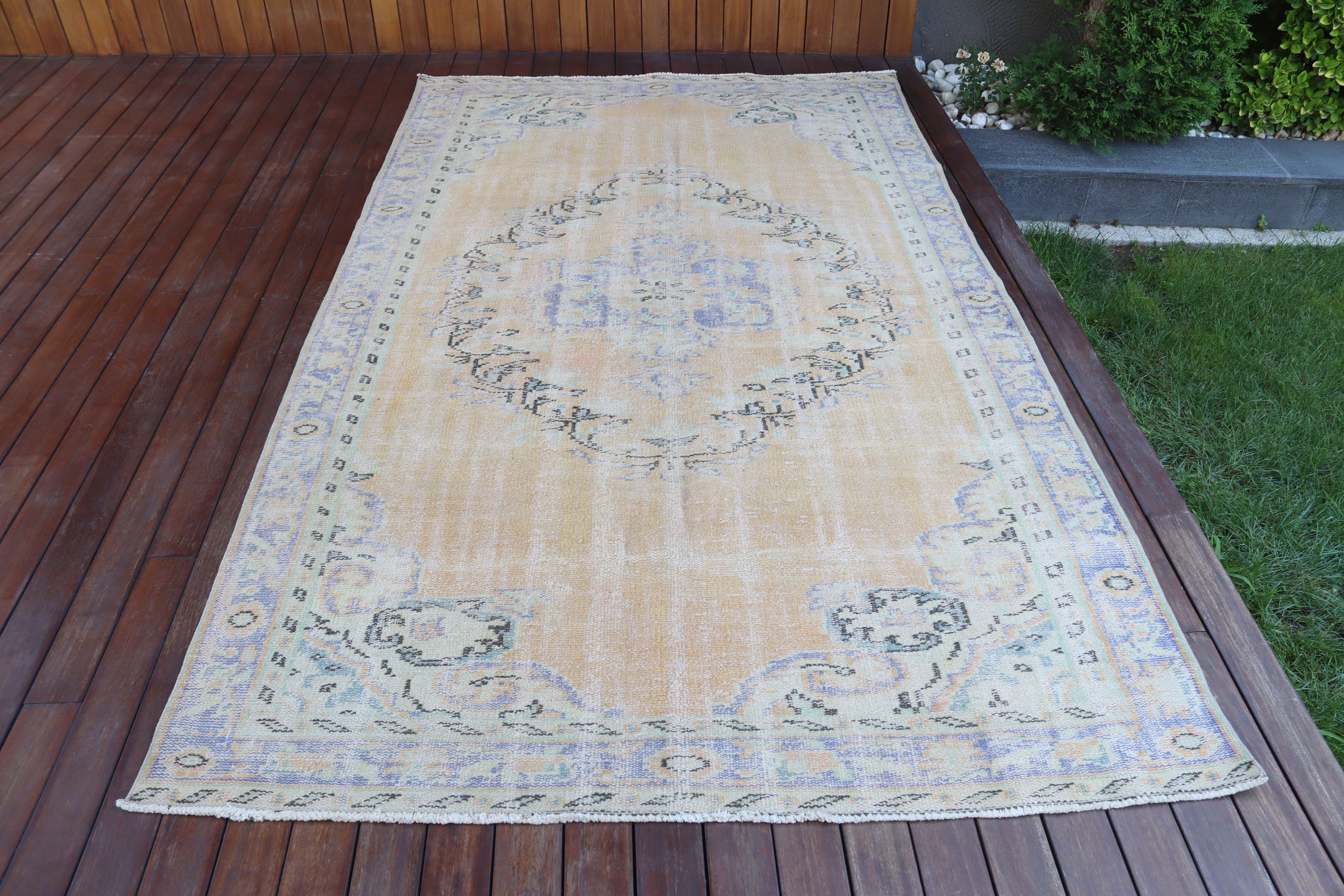 Turkish Rug, Beige Flatweave Rugs, Modern Rug, Vintage Rugs, Ethnic Rug, 5.2x8.9 ft Large Rugs, Salon Rug, Neutral Rugs, Dining Room Rug