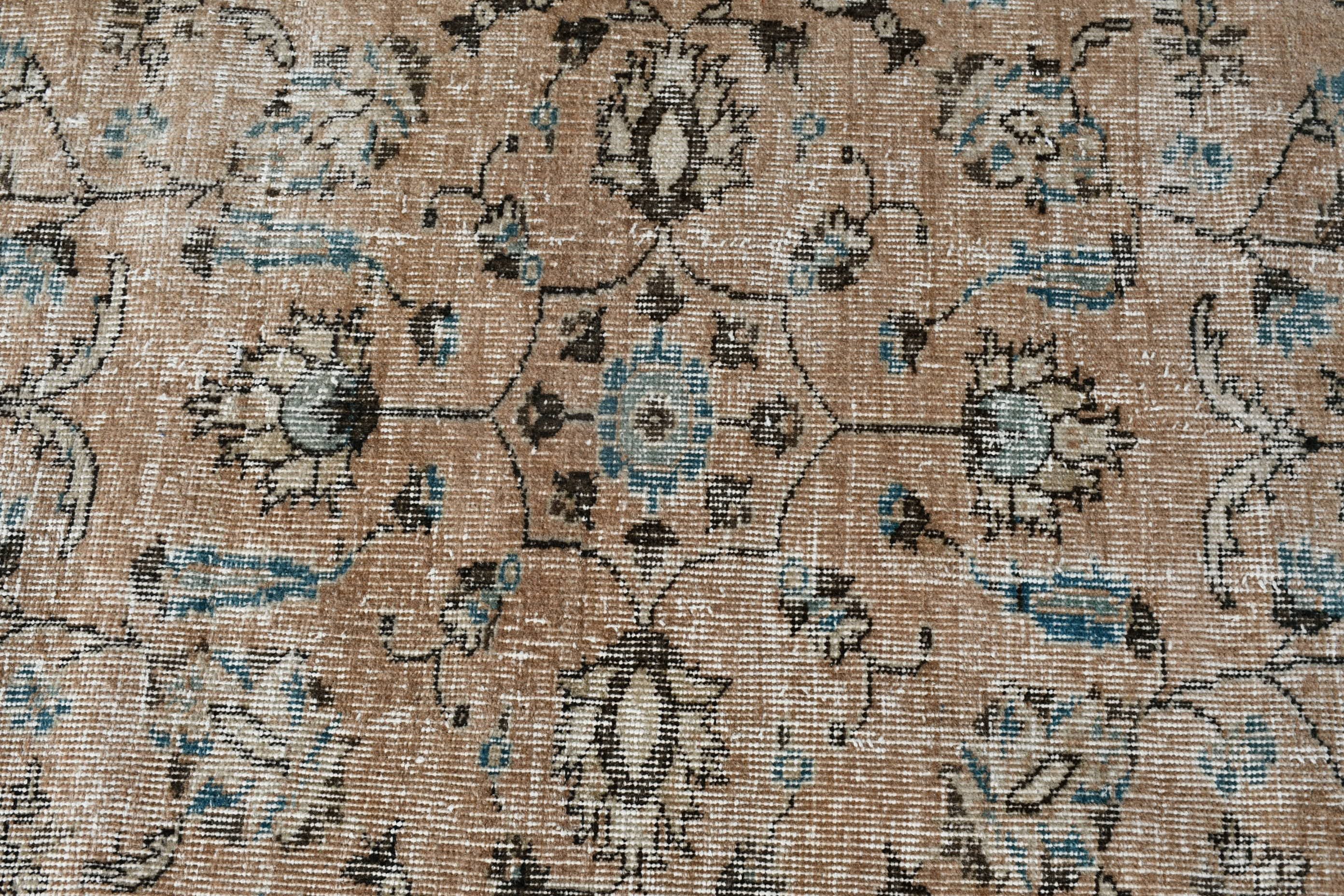 Cool Rugs, Bronze Bedroom Rugs, Vintage Rugs, Kitchen Rugs, Oushak Rug, Turkish Rug, Rugs for Living Room, 3.7x6.6 ft Area Rug, Indoor Rug