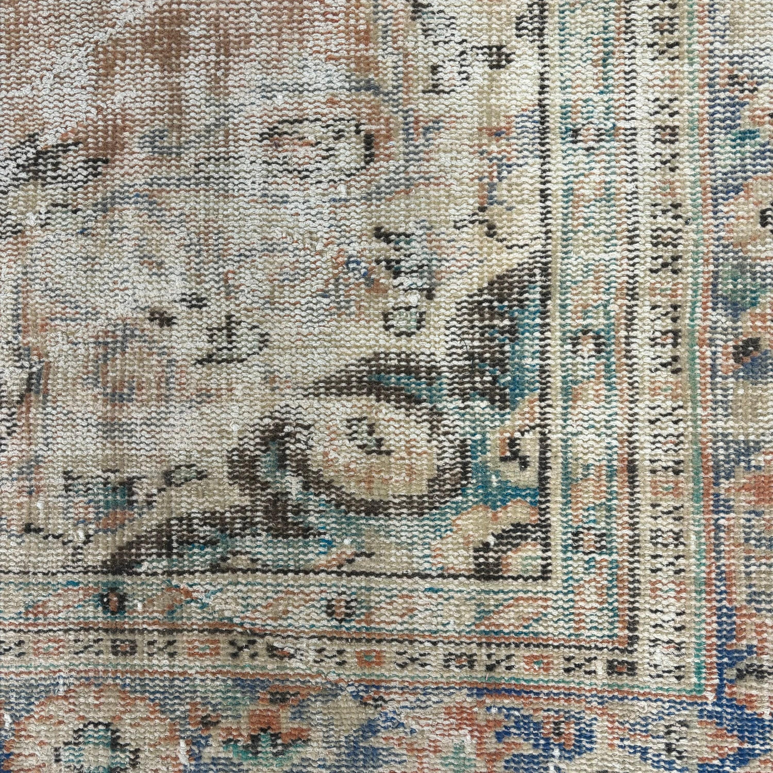 Dorm Rug, Turkish Rug, Kitchen Rug, 5.7x9.4 ft Large Rugs, Bedroom Rugs, Salon Rug, Vintage Rugs, Beige Oriental Rugs, Rugs for Salon