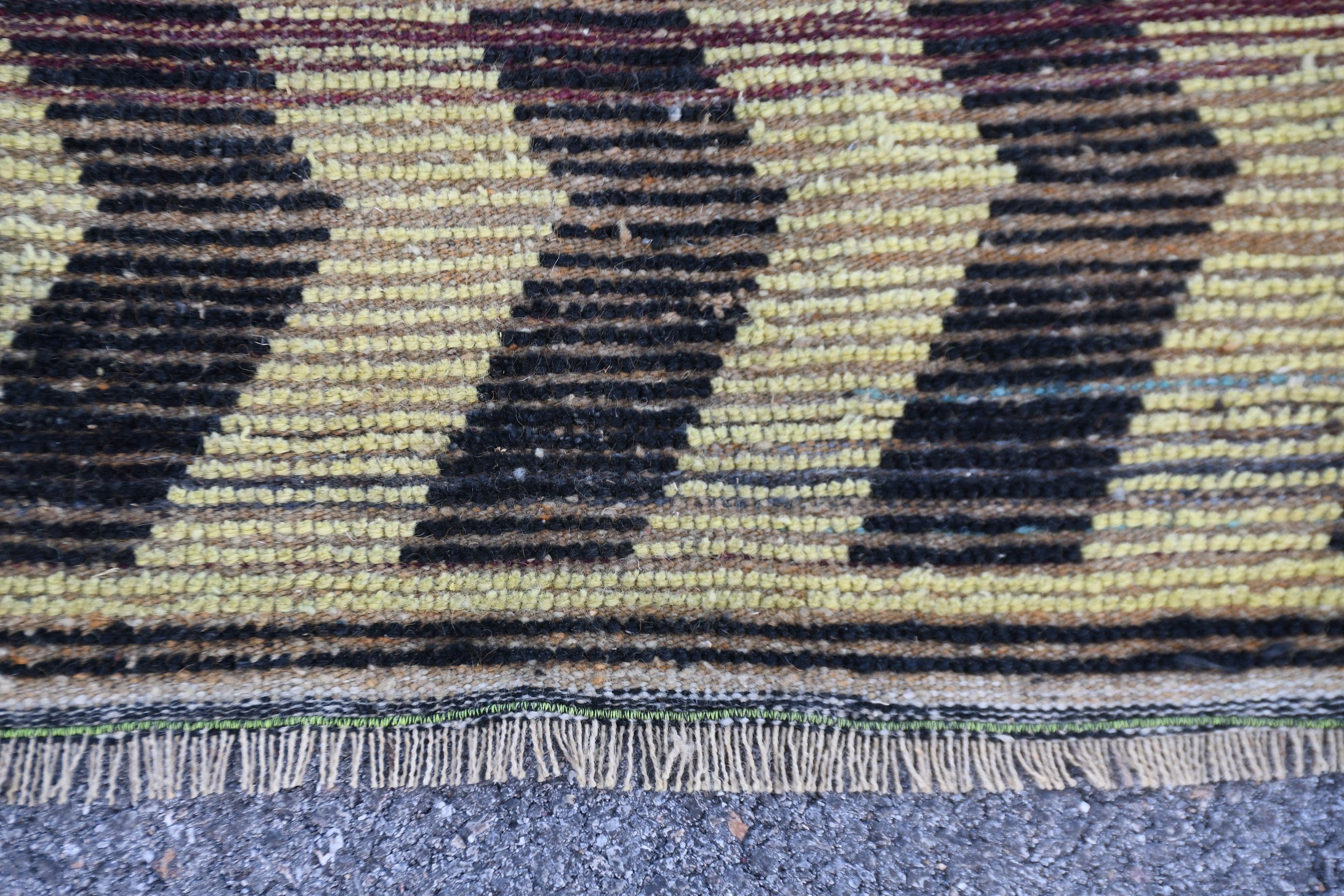 Yellow Home Decor Rug, 3.6x6.2 ft Accent Rugs, Kitchen Rug, Boho Rug, Cool Rug, Entry Rugs, Turkish Rugs, Vintage Rug, Kilim