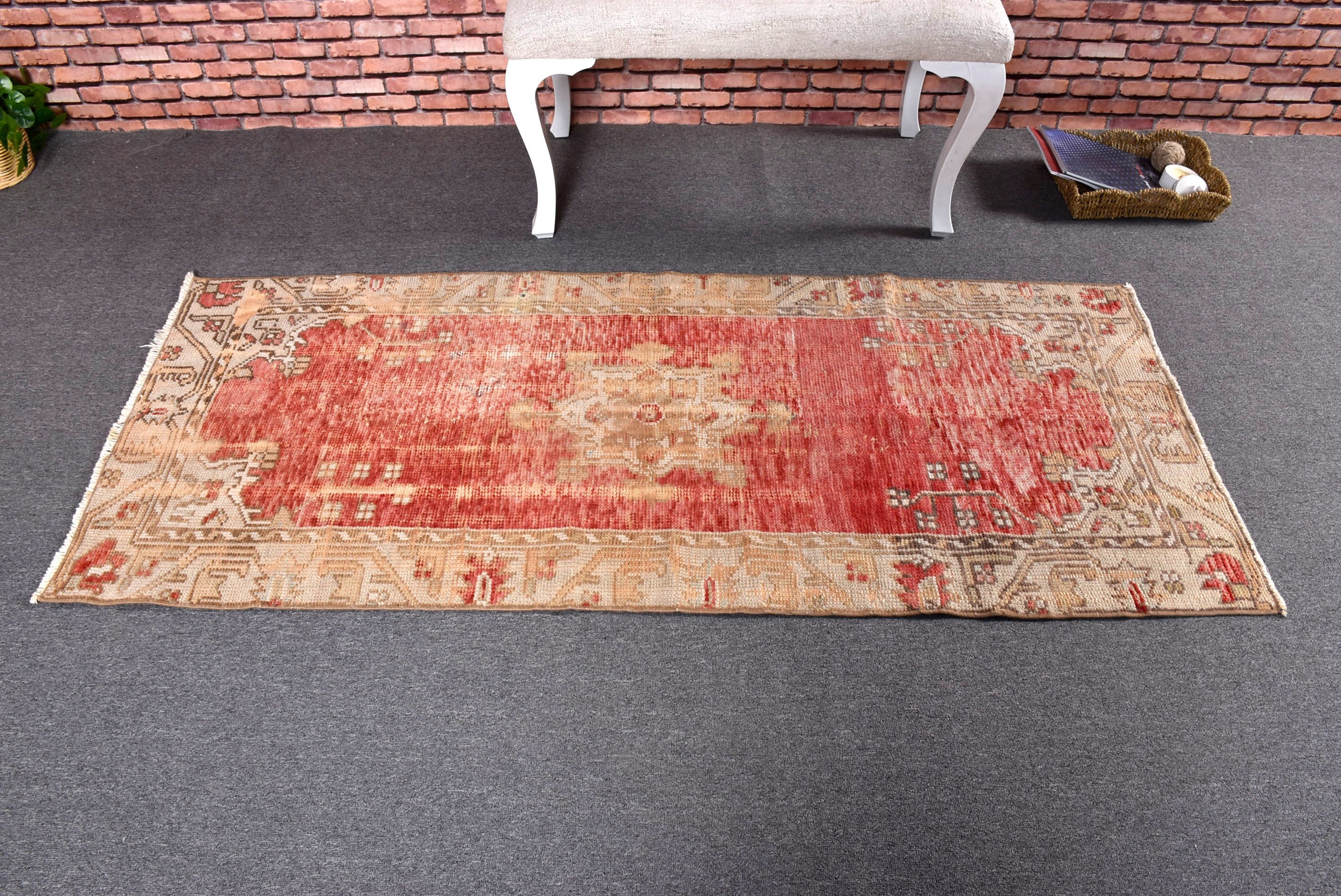 2.6x6 ft Aksan Halıları, Fas Halısı, Çocuk Halıları, El Dokuma Halıları, Dekoratif Halı, Türk Halısı, Vintage Halı, Bej Lüks Halı