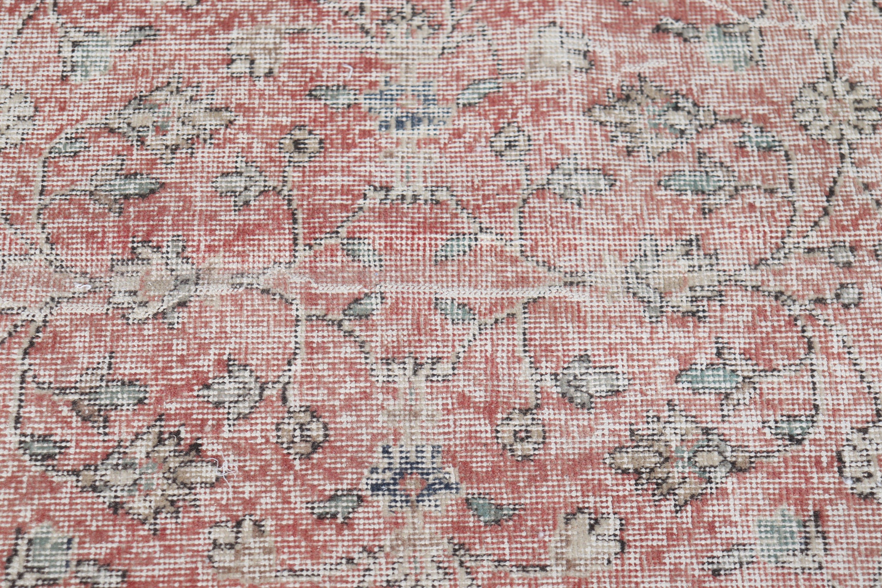 Pink Home Decor Rug, Home Decor Rug, Anatolian Rug, Living Room Rug, Turkish Rug, Dining Room Rug, Vintage Rugs, 6.9x10.4 ft Oversize Rug