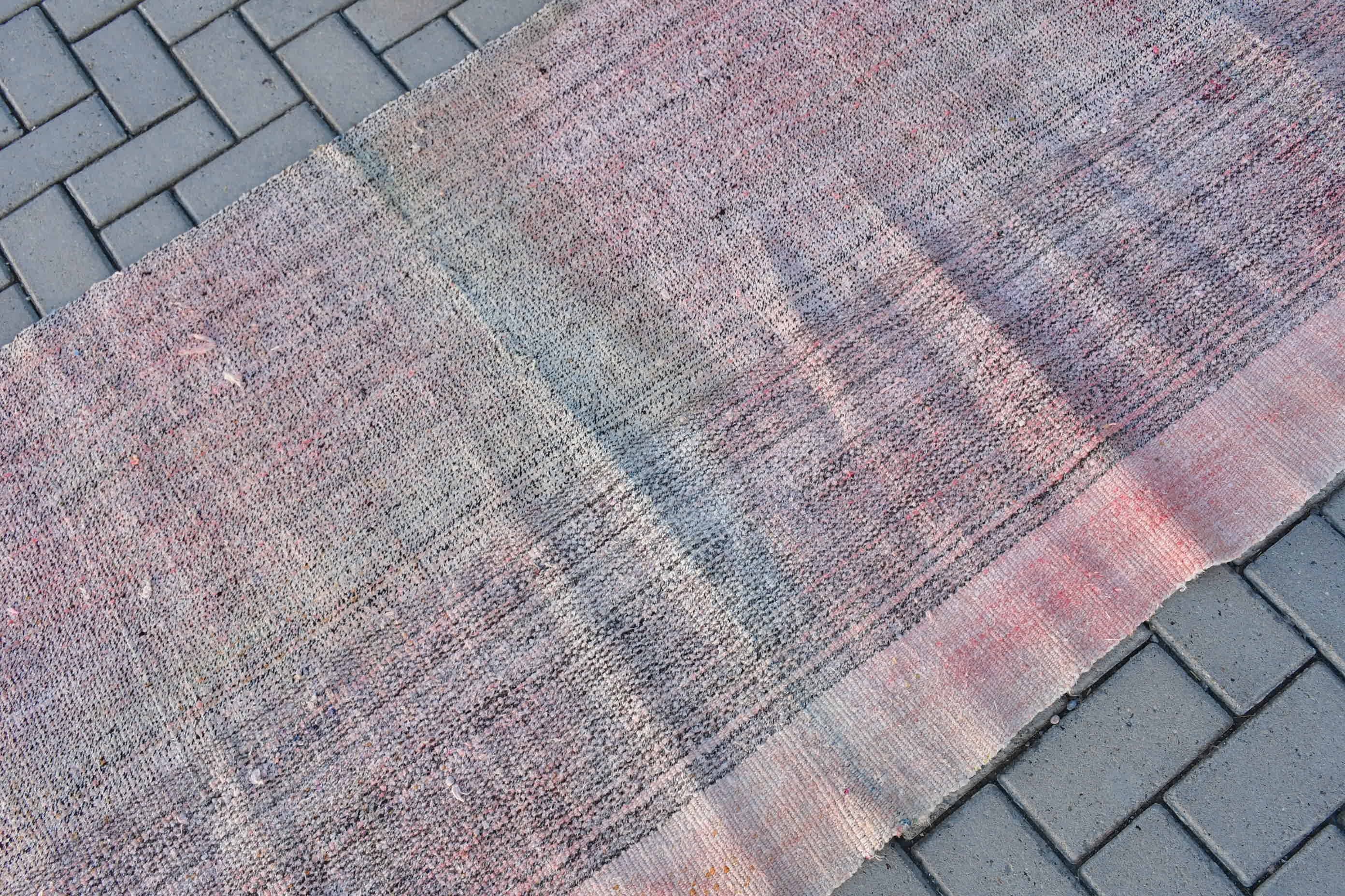 3.4x8.2 ft Area Rug, Turkish Rug, Moroccan Rug, Dining Room Rug, Antique Rugs, Kilim, Office Rug, Indoor Rug, Pink Cool Rug, Vintage Rug