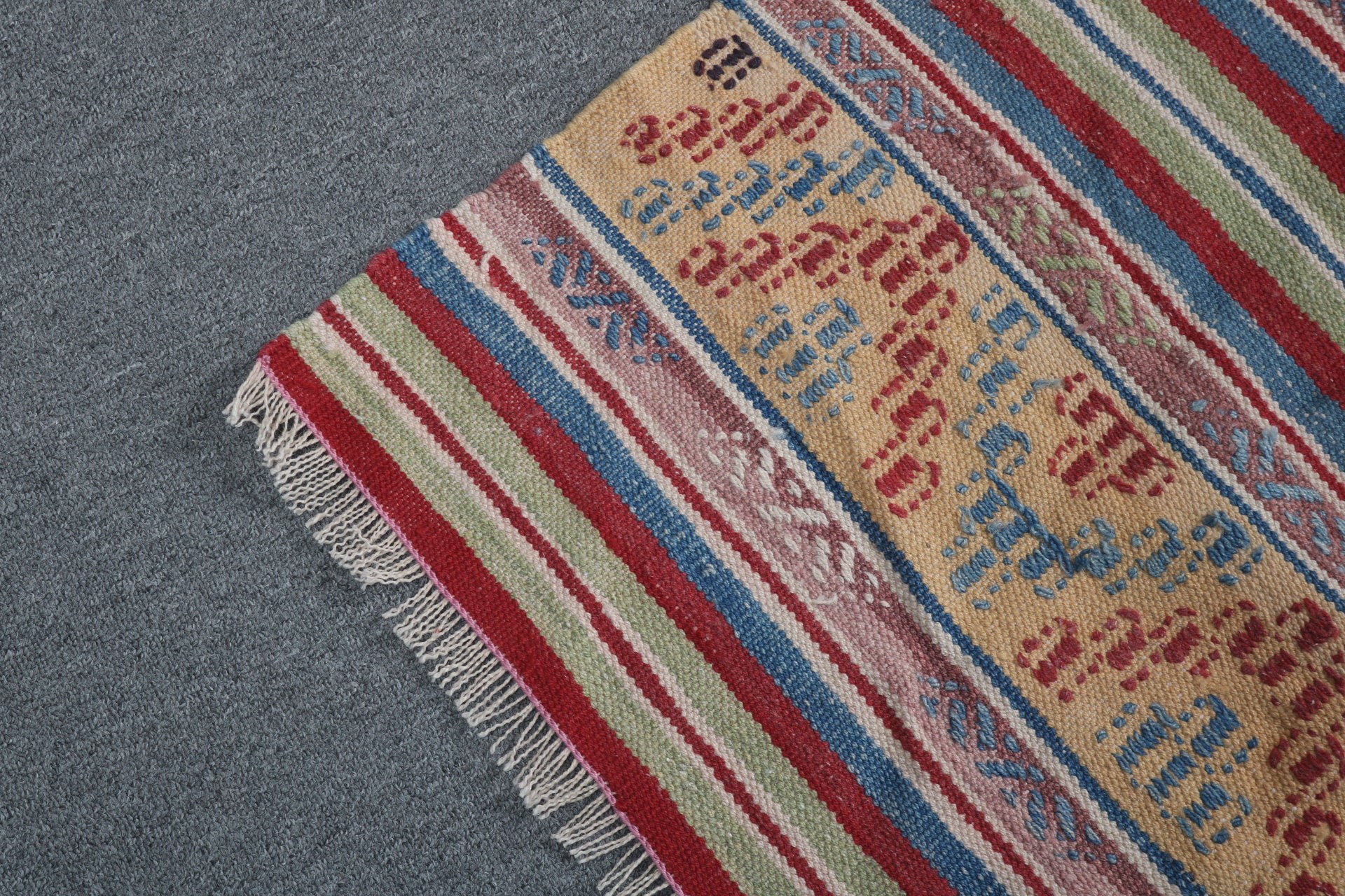 Türk Halısı, 1.9x2.8 ft Küçük Halı, Vintage Halılar, Turuncu Fas Halısı, Lüks Halılar, Küçük Vintage Halı, Kilim, Anadolu Halıları, Banyo Halısı