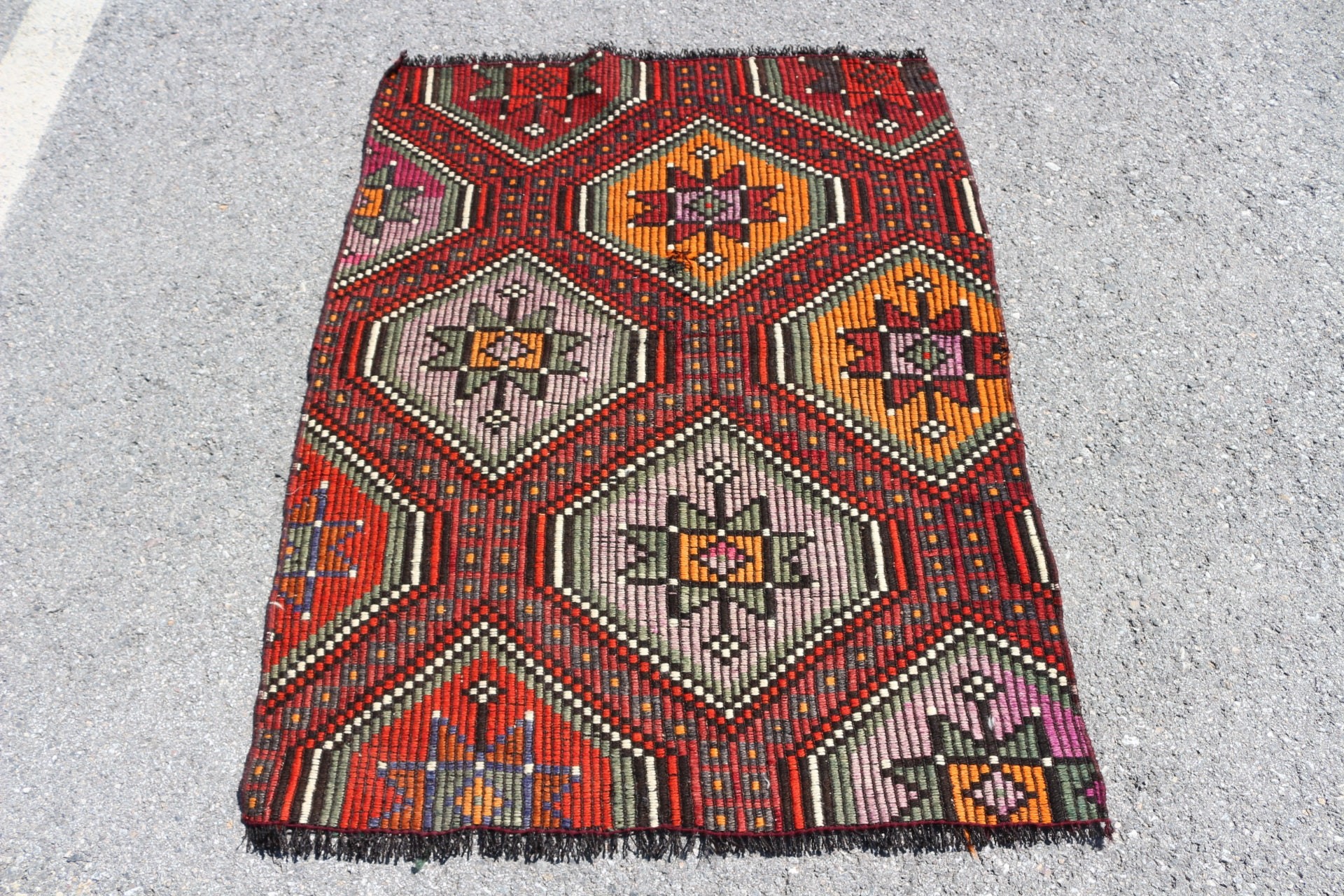 Yeşil Yün Halılar, Anadolu Halısı, Vintage Halılar, Araba Paspas Halıları, Yer Halısı, Kilim, Giriş Halıları, Türk Halıları, Sessiz Halılar, 3,1x4,2 ft Küçük Halılar