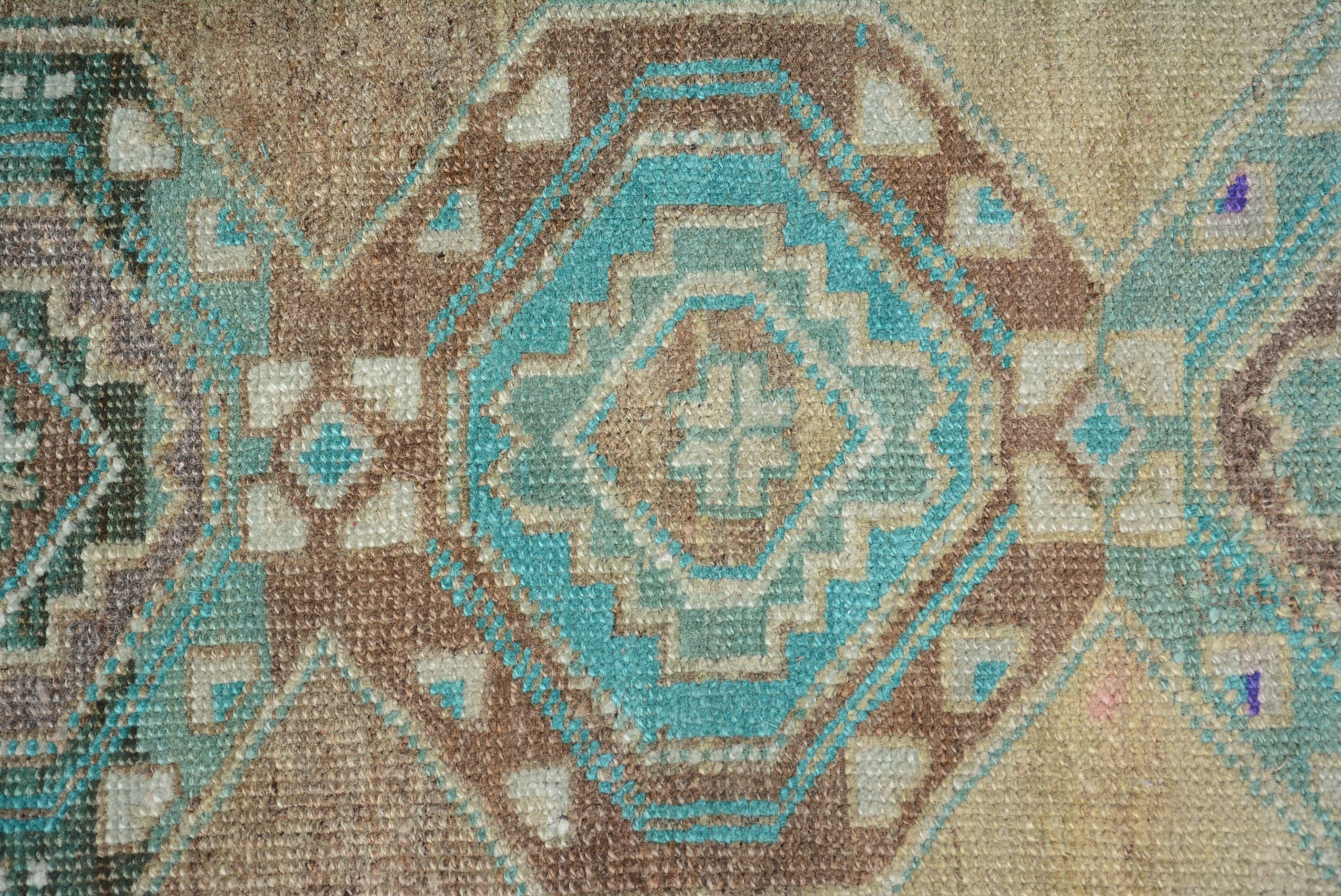 Brown Anatolian Rugs, Kitchen Rug, Turkish Rug, Moroccan Rugs, Vintage Rug, Oriental Rugs, Nursery Rug, Organic Rug, 1.6x2.6 ft Small Rugs