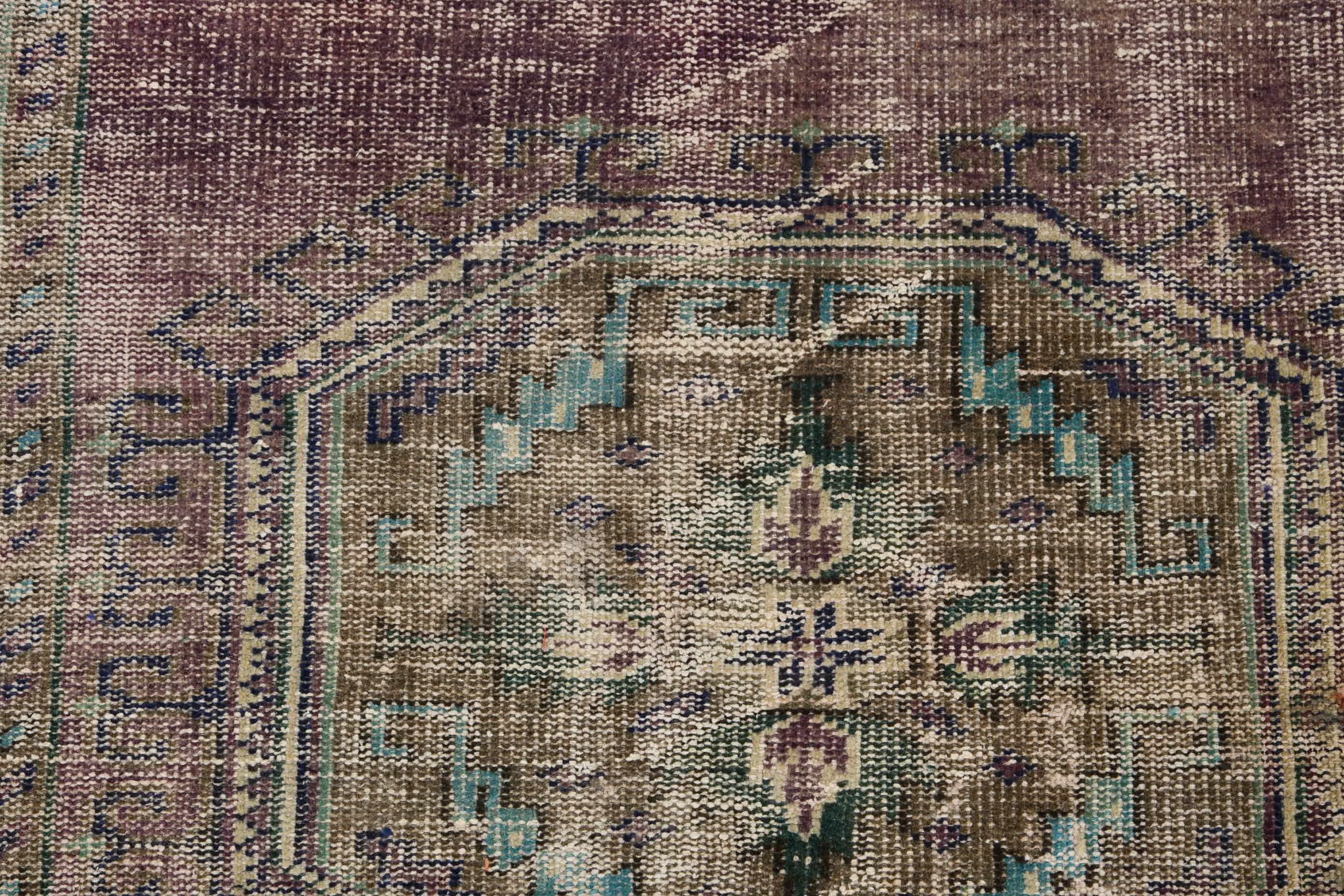 Wool Rug, Rugs for Car Mat, Turkish Rug, Bath Rugs, Antique Rug, 2x3.5 ft Small Rugs, Purple Home Decor Rug, Entry Rugs, Vintage Rug