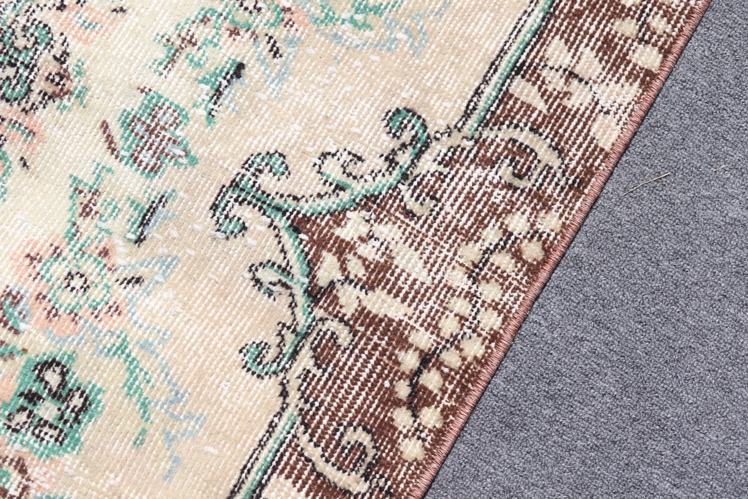 Oriental Rug, Rugs for Nursery, Turkish Rugs, Bedroom Rug, Beige Oriental Rug, Floor Rugs, Antique Rugs, Vintage Rug, 3.9x6.9 ft Area Rug