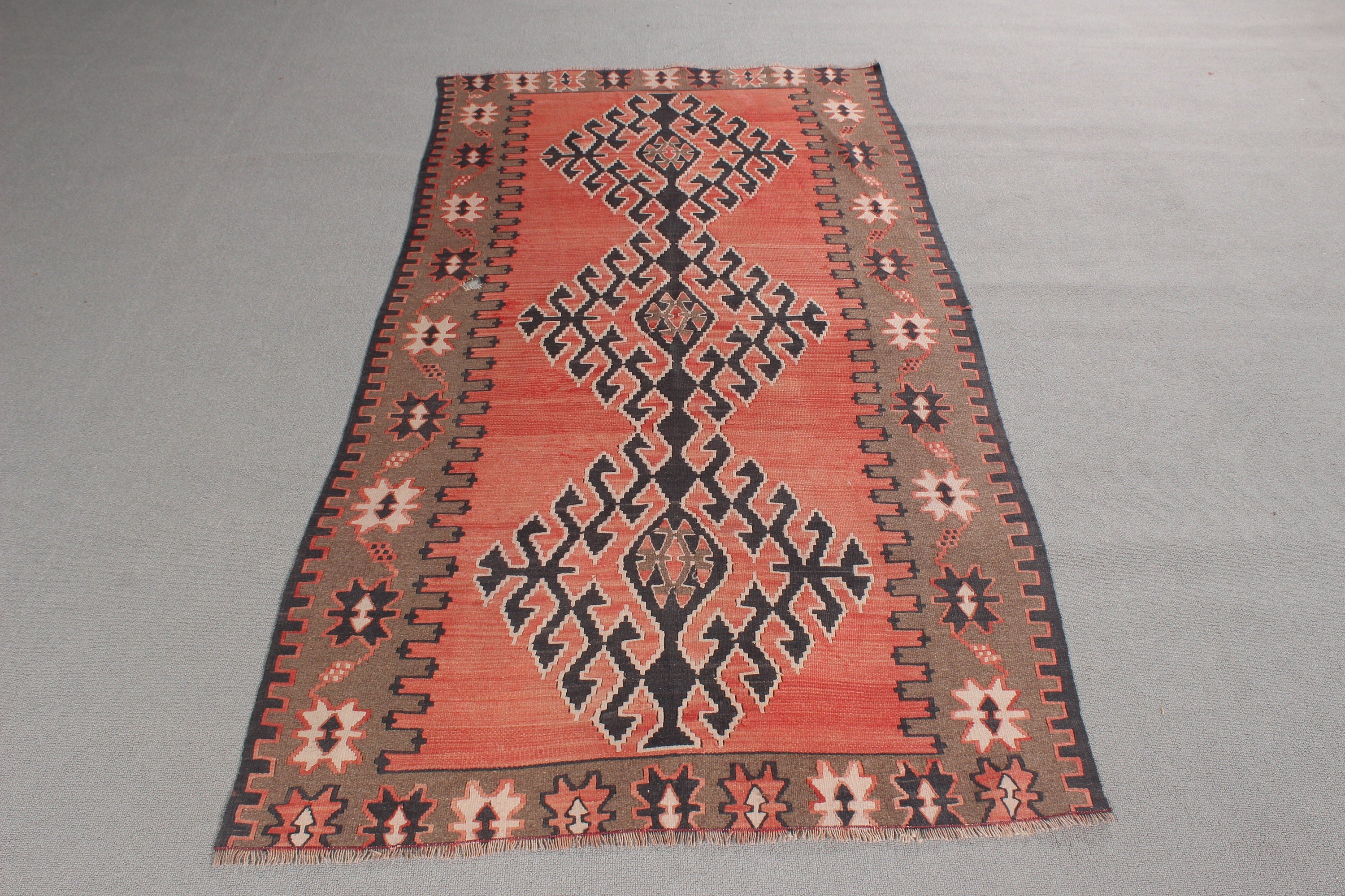 Vintage Accent Halılar, Çocuk Halısı, Vintage Halılar, Kilim, Ev Dekorasyonu Halısı, Kırmızı Modern Halılar, Türk Halısı, Yatak Odası Halıları, 3.4x6.6 ft Accent Halı