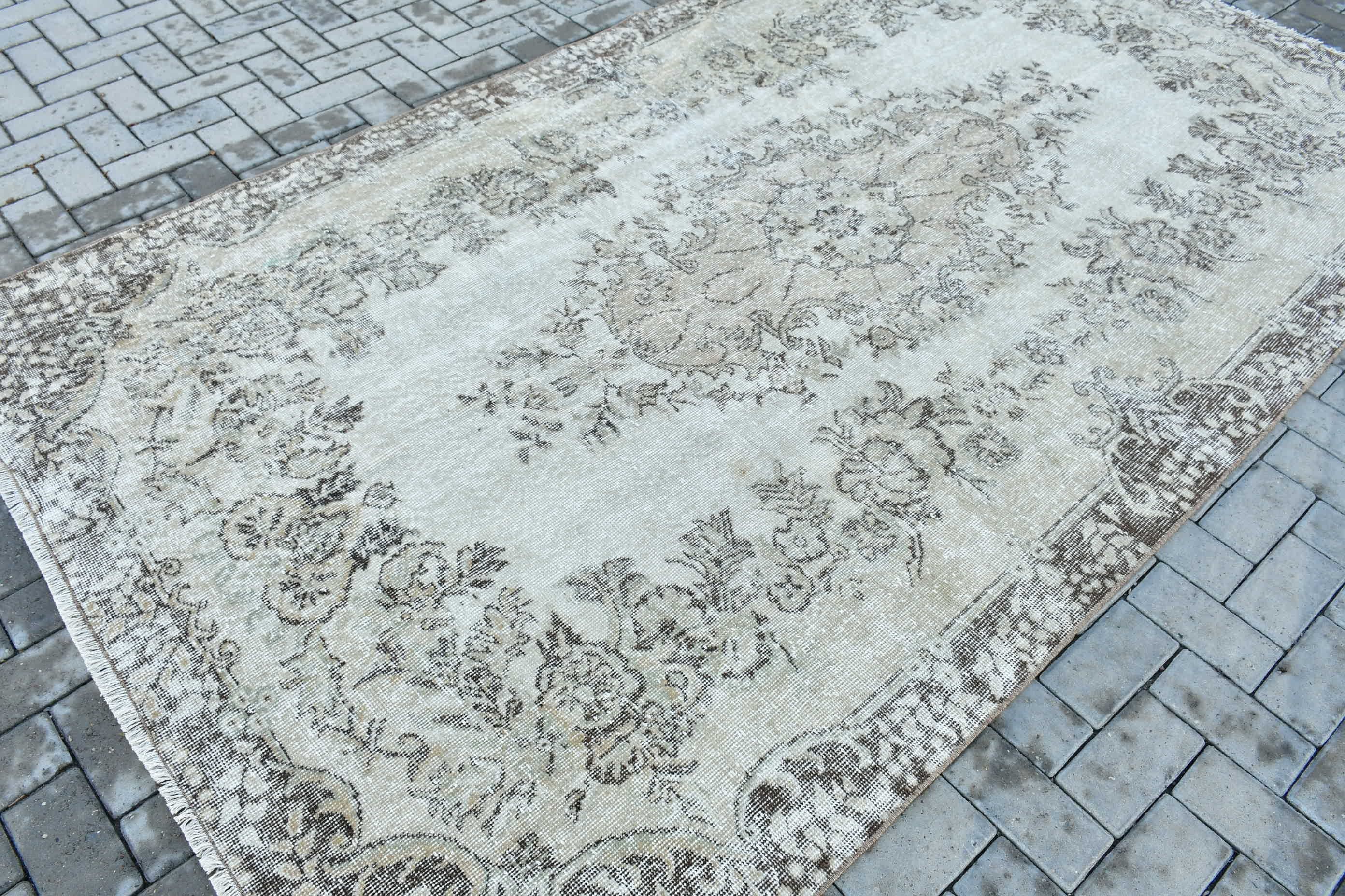 5.6x9.5 ft Büyük Halılar, Vintage Halılar, Kahverengi Fas Halısı, Yatak Odası Halısı, Ev Dekor Halıları, Oturma Odası Halısı, Yemek Odası Halıları, Türk Halıları