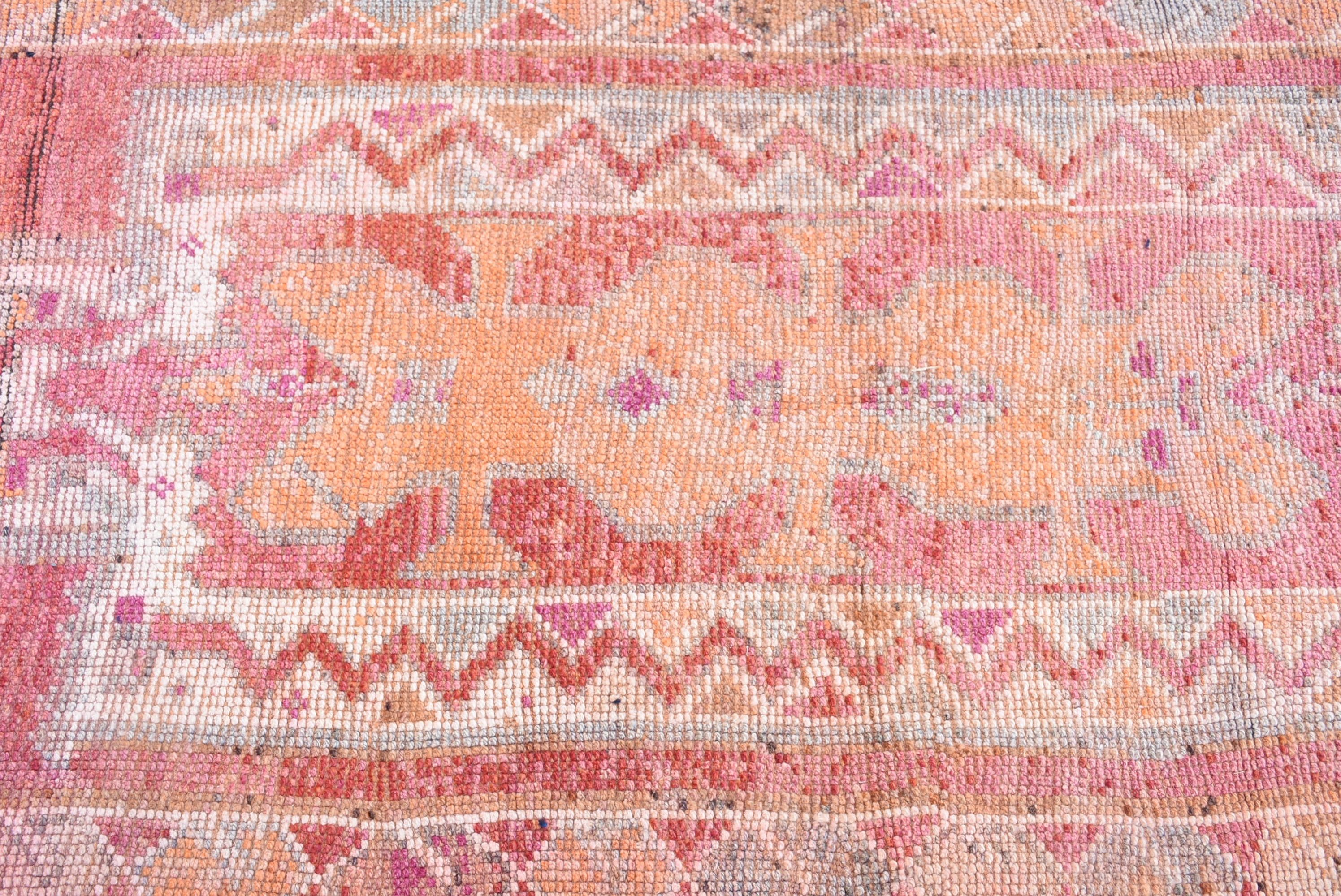 Red Kitchen Rug, Antique Rug, Turkish Rugs, Vintage Rug, Aztec Rug, Cool Rug, Art Rug, Corridor Rug, 2.8x10 ft Runner Rug, Rugs for Stair