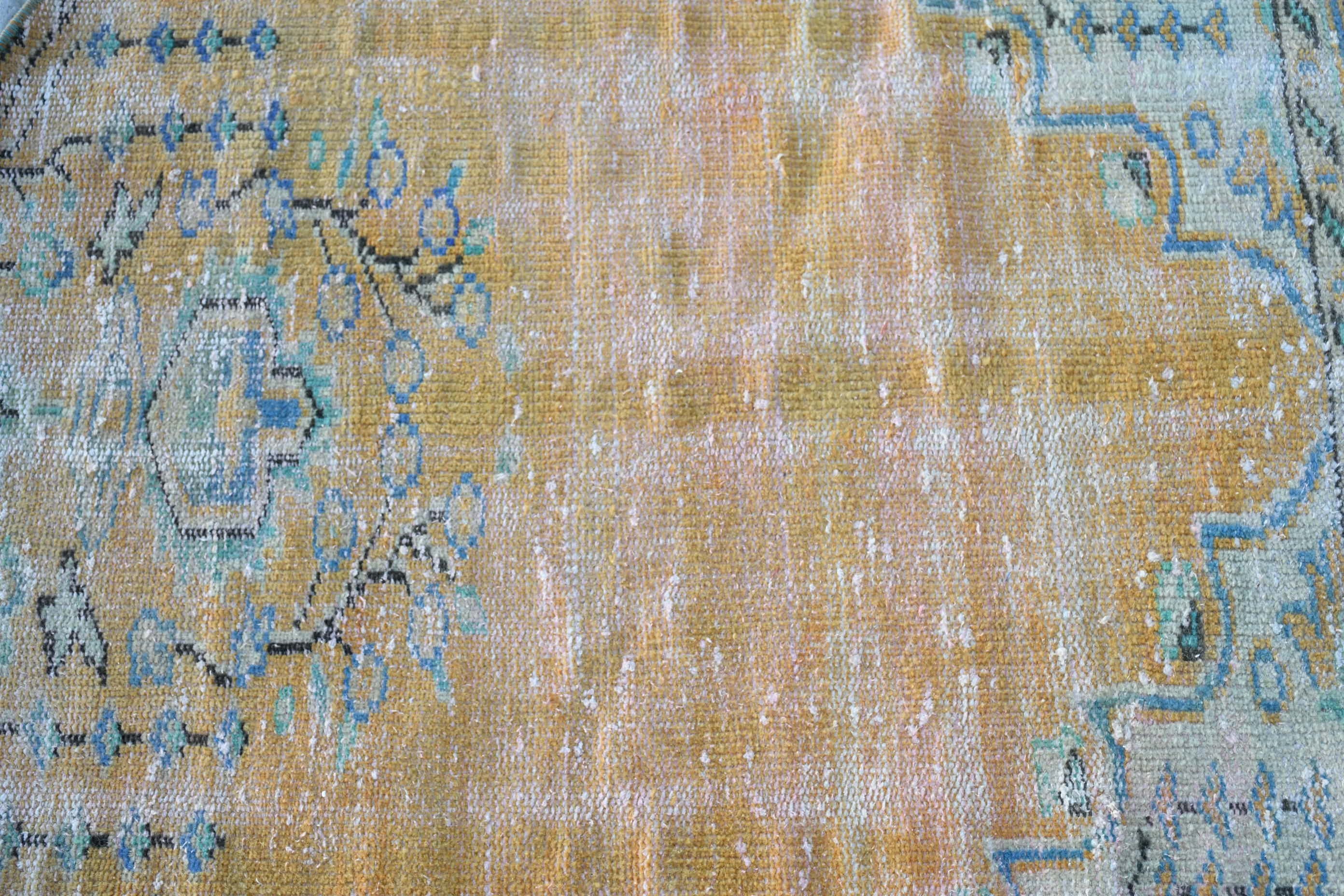 Bedroom Rugs, Moroccan Rug, Turkish Rug, Vintage Rug, Orange Oriental Rugs, Boho Rugs, Kitchen Rug, 3.9x3.9 ft Accent Rugs, Floor Rug