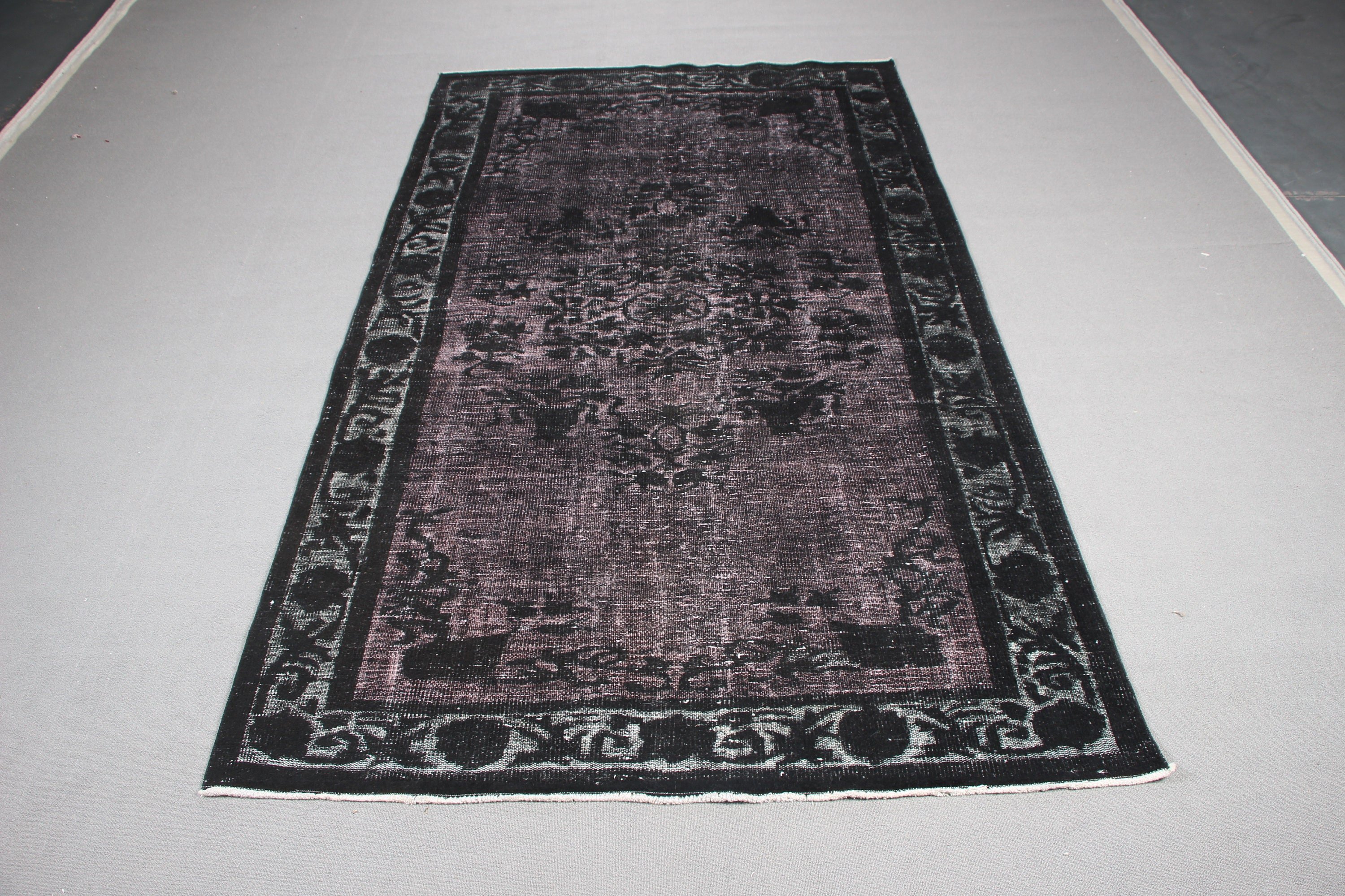 Oriental Rug, Handwoven Rugs, Bedroom Rugs, Black Anatolian Rugs, 5.4x9.2 ft Large Rugs, Turkish Rug, Dining Room Rugs, Vintage Rug