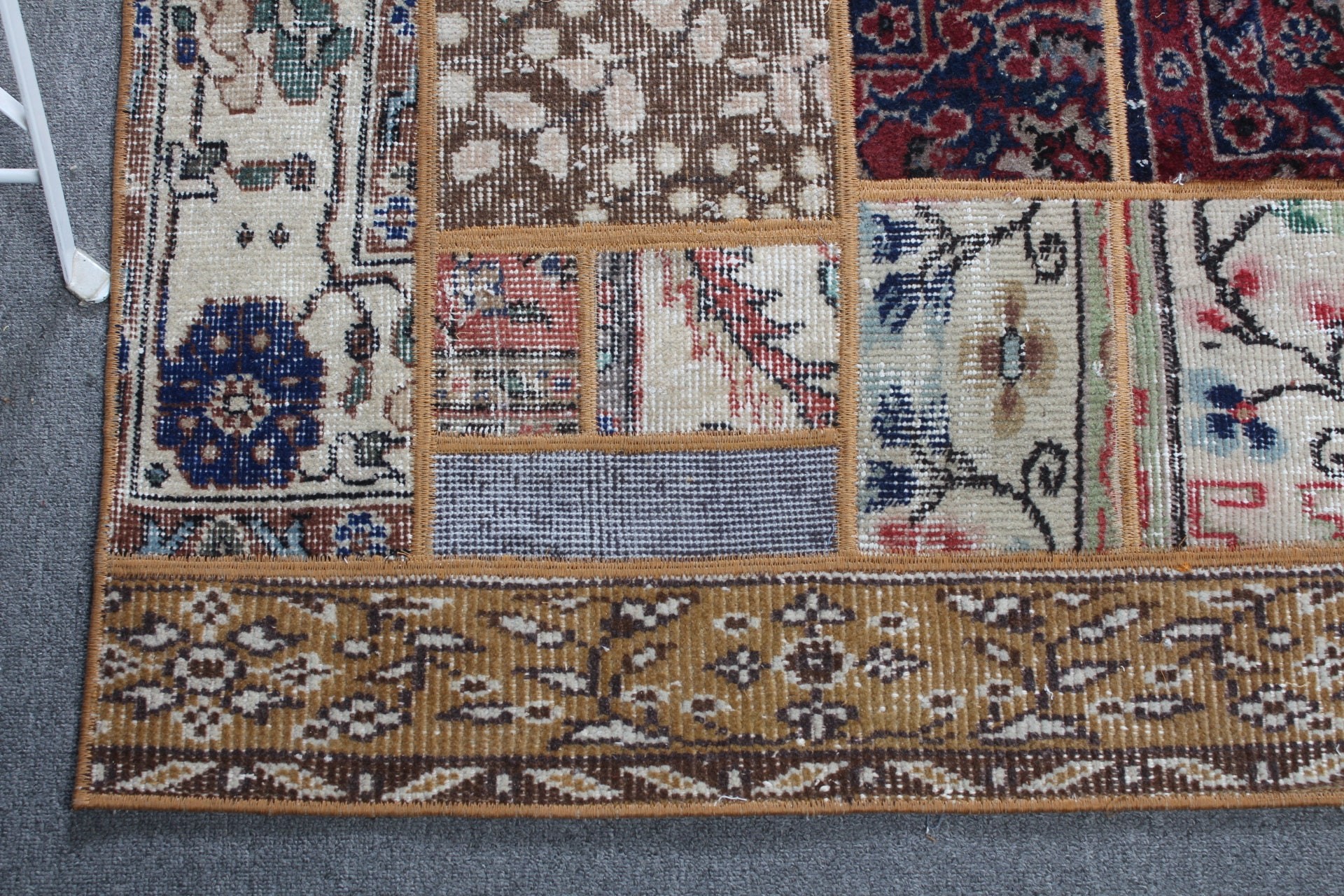 Eskitilmiş Halı, Gökkuşağı Yün Halı, Türk Halısı, 3x6,5 ft Aksan Halıları, Vintage Halılar, Çocuk Halısı, Fas Halıları, Ev Dekorasyonu Halıları, Giriş Halısı