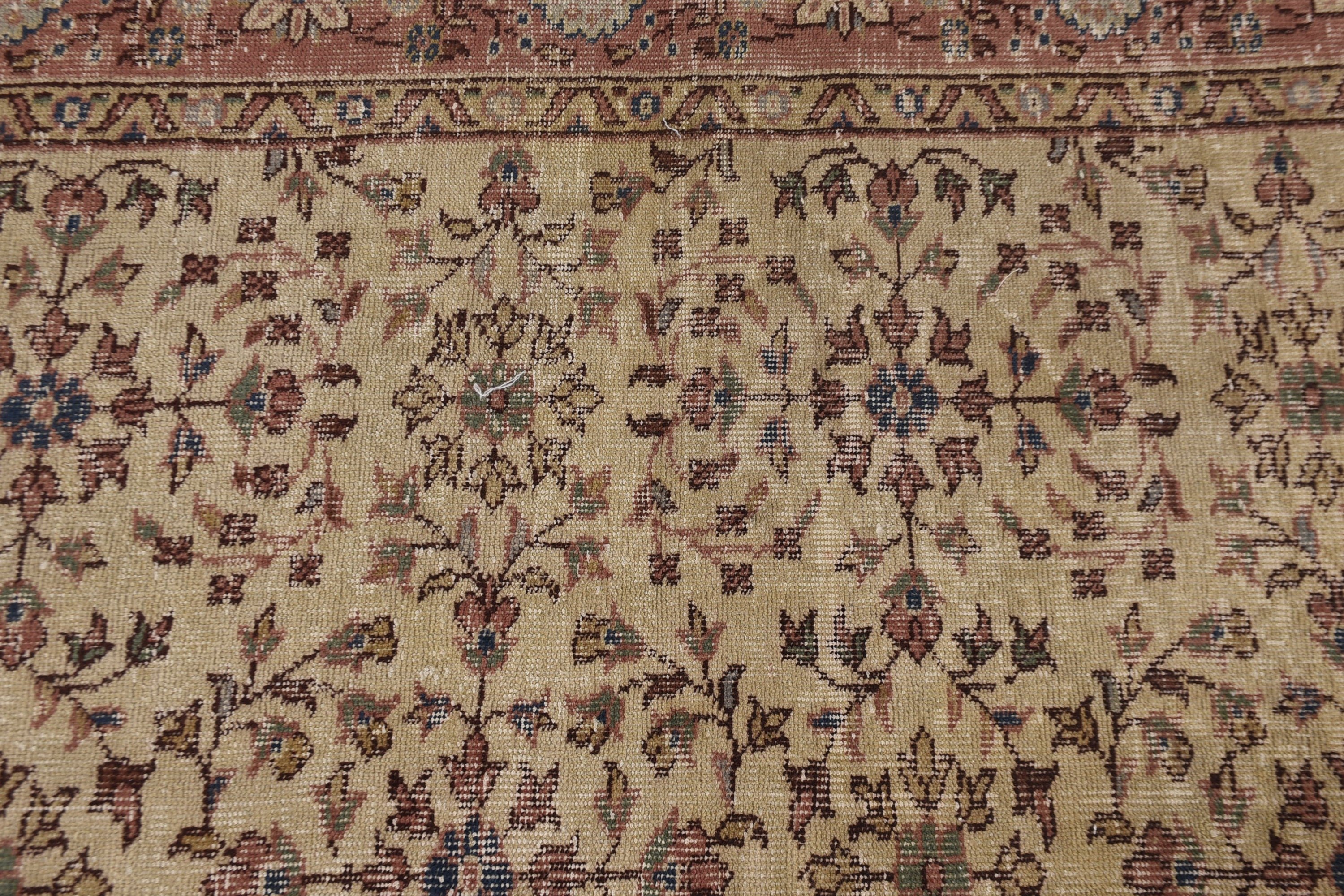 Bej Fas Halıları, Vintage Halı, 3.1x7.2 ft Aksan Halıları, Anadolu Halıları, Eklektik Halı, Yatak Odası Halısı, Giriş Halısı, Türk Halısı, Antik Halı